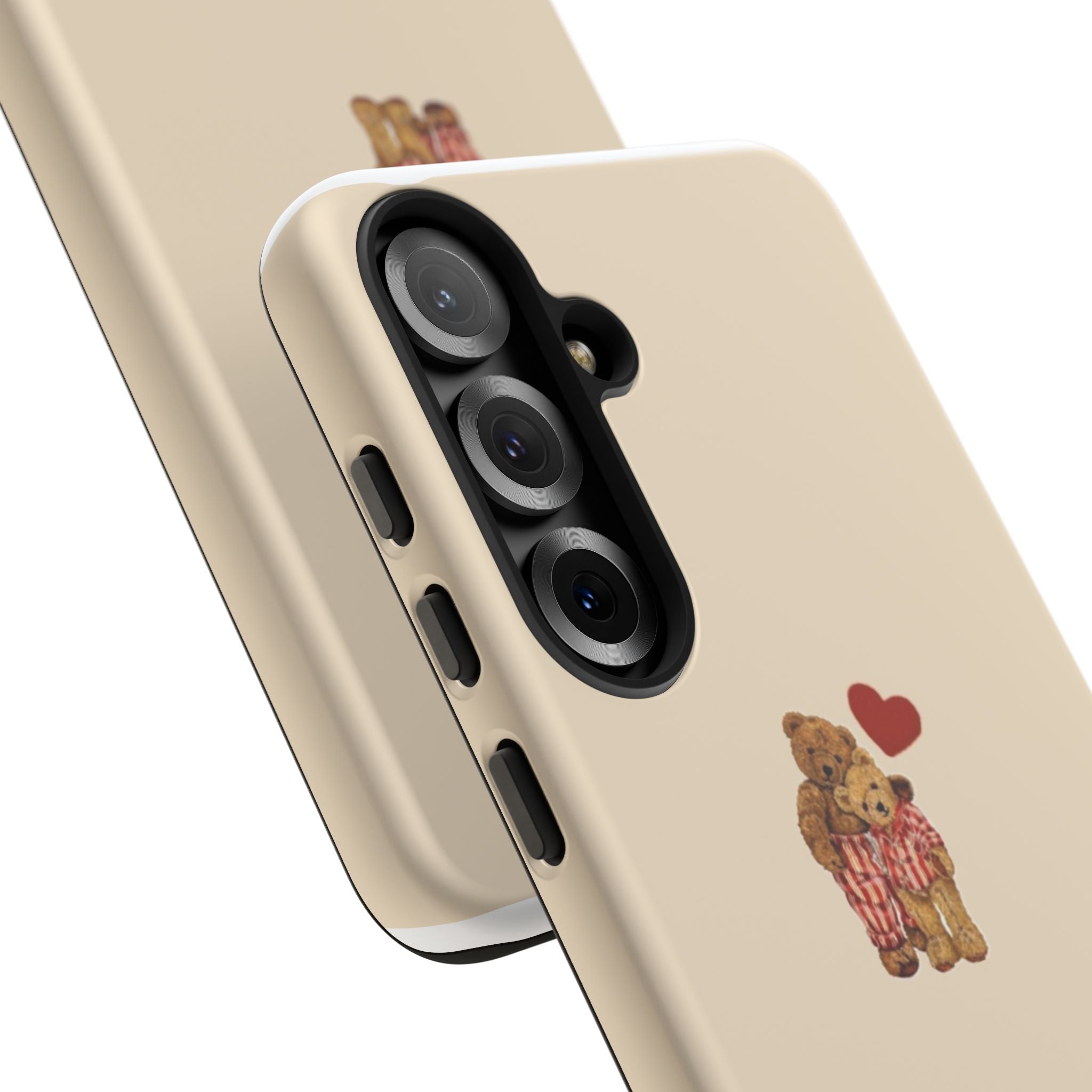 Teddy Heart Phone Case — Cute Vintage Plush Bear Protective iPhone Case