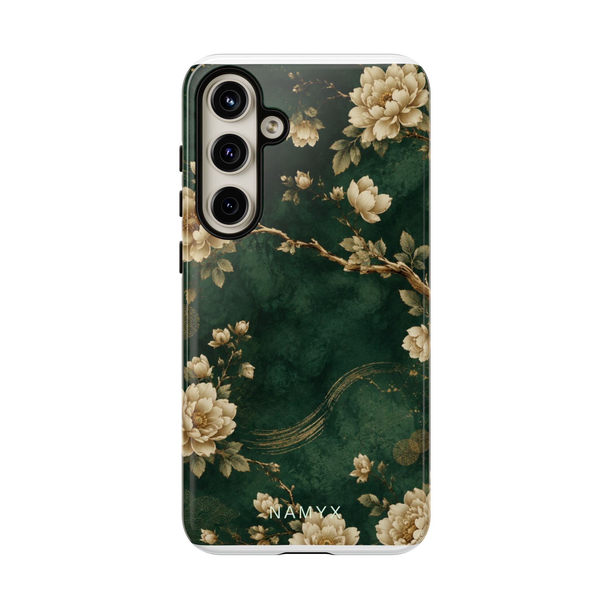Floral Jade Tough Phone Case
