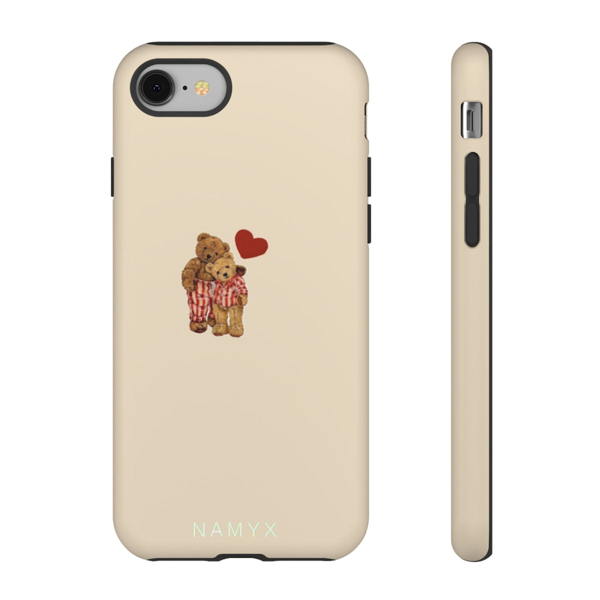 Teddy Heart Phone Case — Cute Vintage Plush Bear Protective iPhone Case