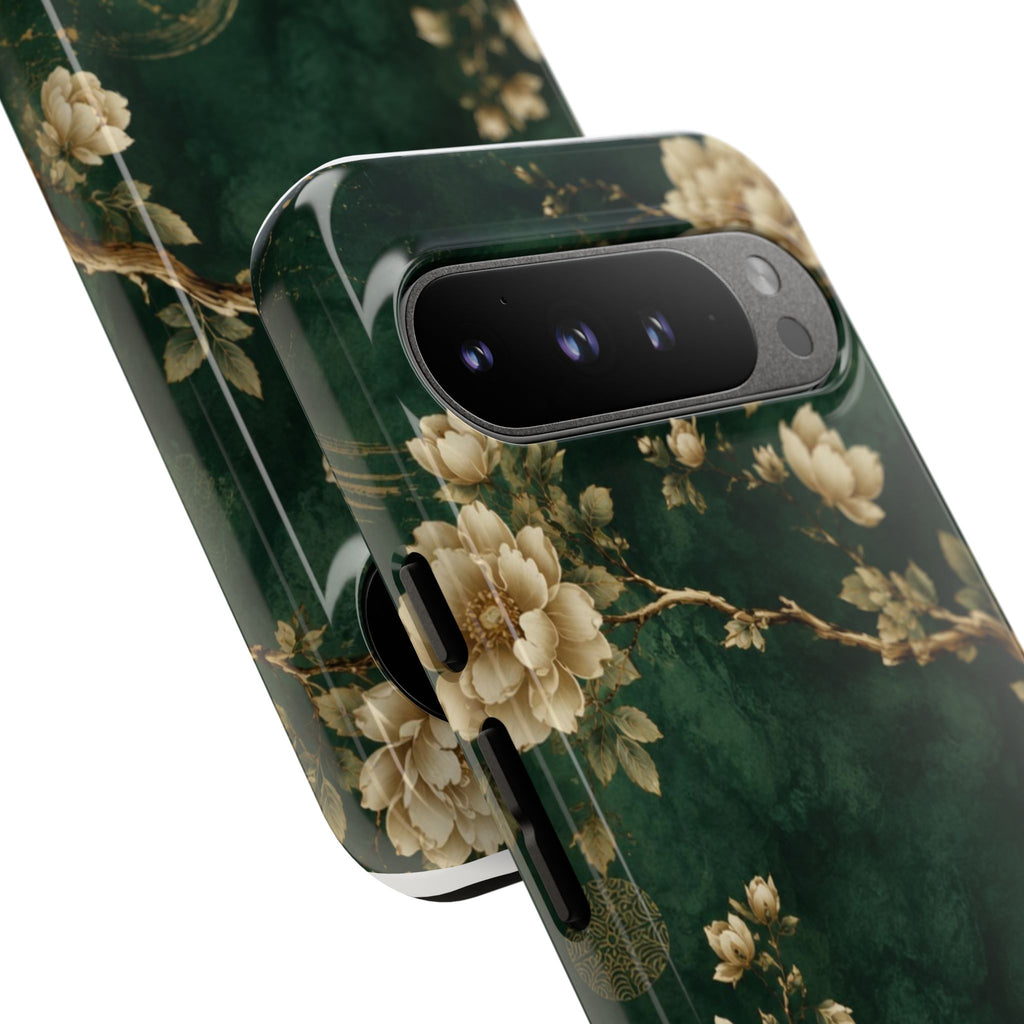 Floral Jade Tough Phone Case