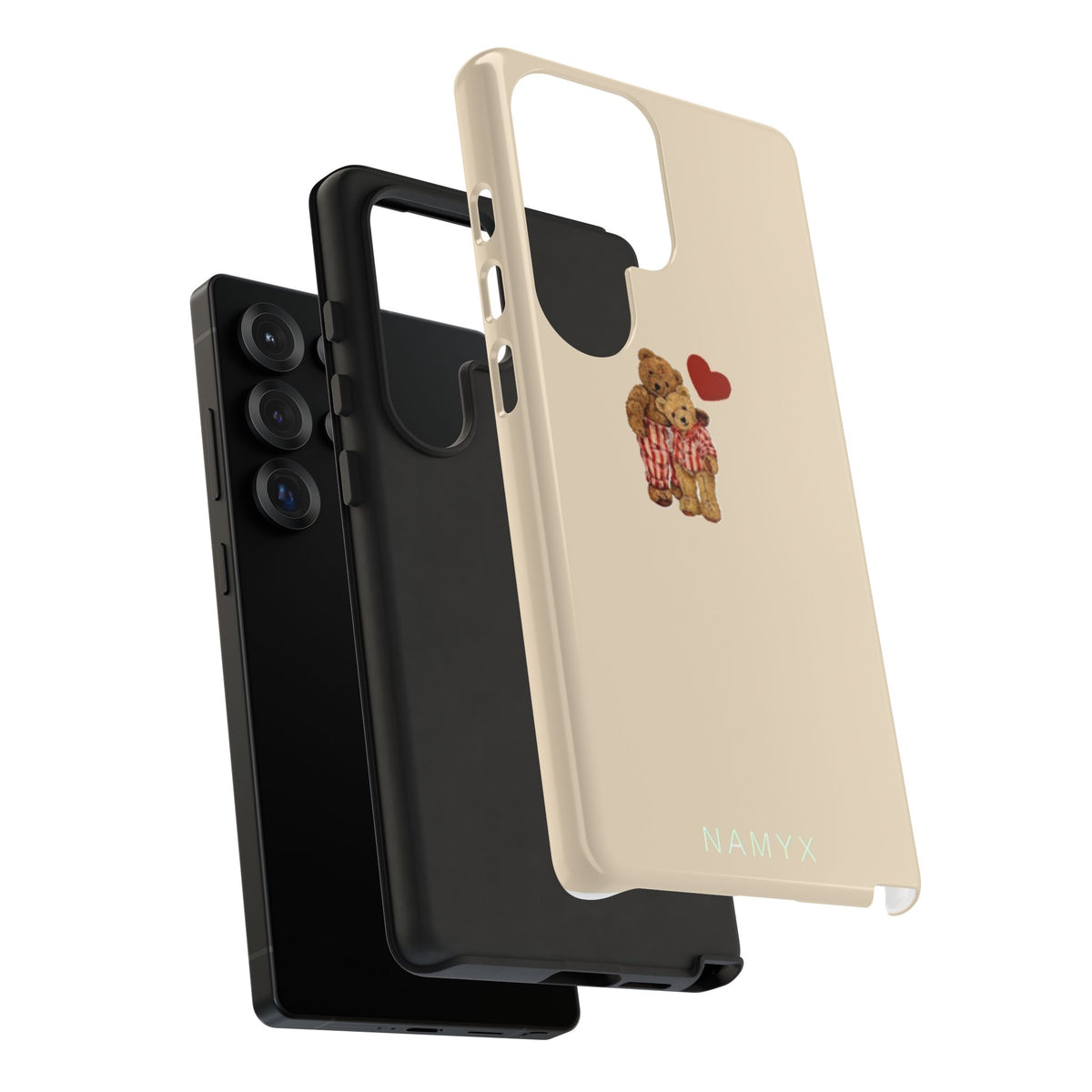 Teddy Heart Phone Case — Cute Vintage Plush Bear Protective iPhone Case
