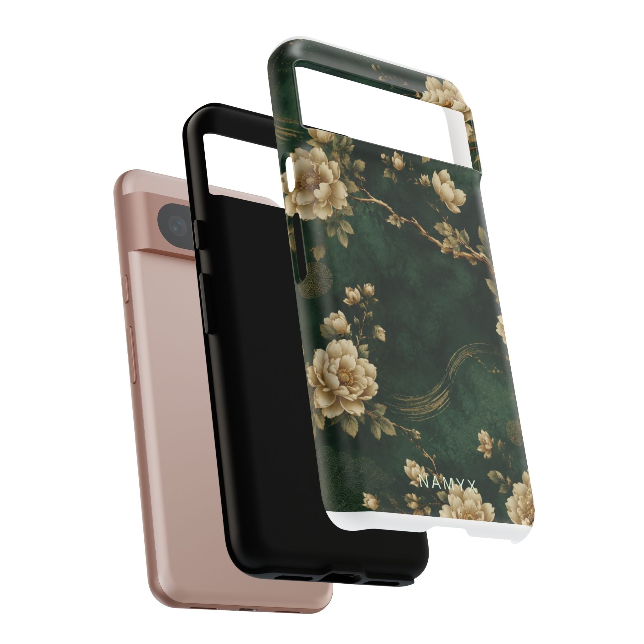 Floral Jade Tough Phone Case
