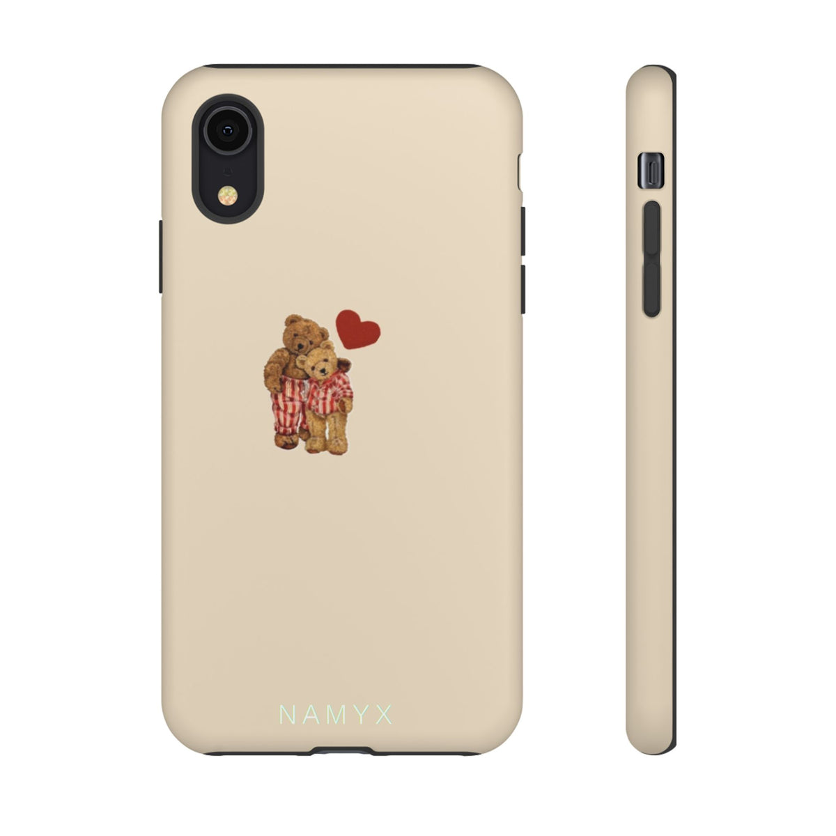 Teddy Heart Phone Case — Cute Vintage Plush Bear Protective iPhone Case