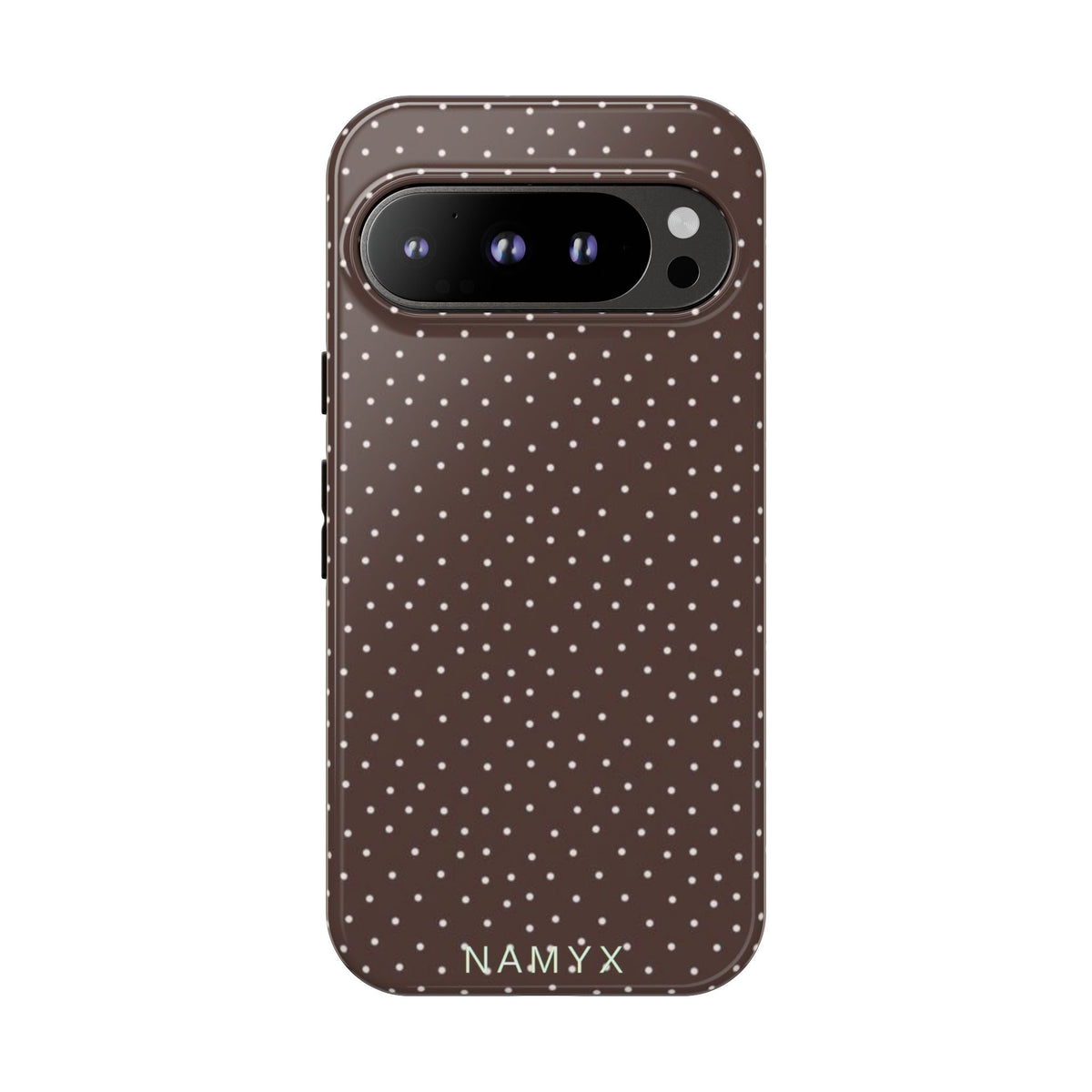 Brown Polka Dot Tough Phone Case - Slim Protective iPhone Cover