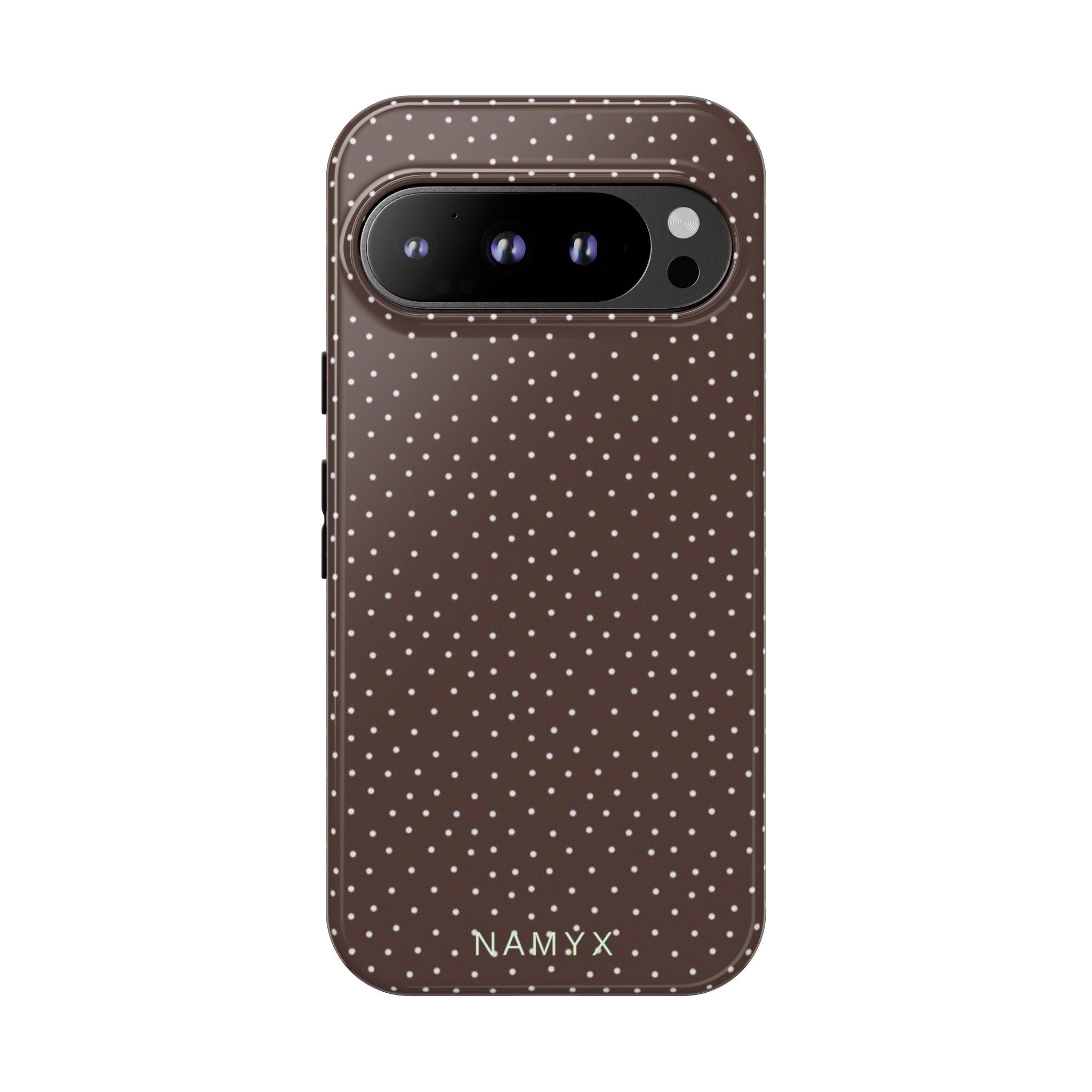 Brown Polka Dot Tough Phone Case - Slim Protective iPhone Cover