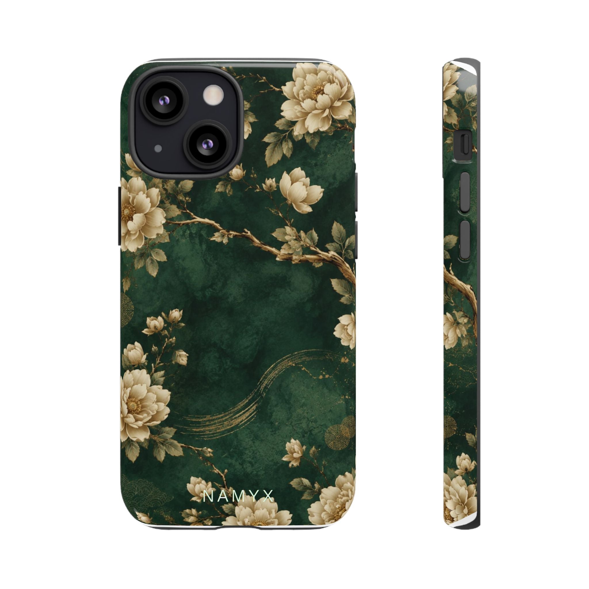 Floral Jade Tough Phone Case