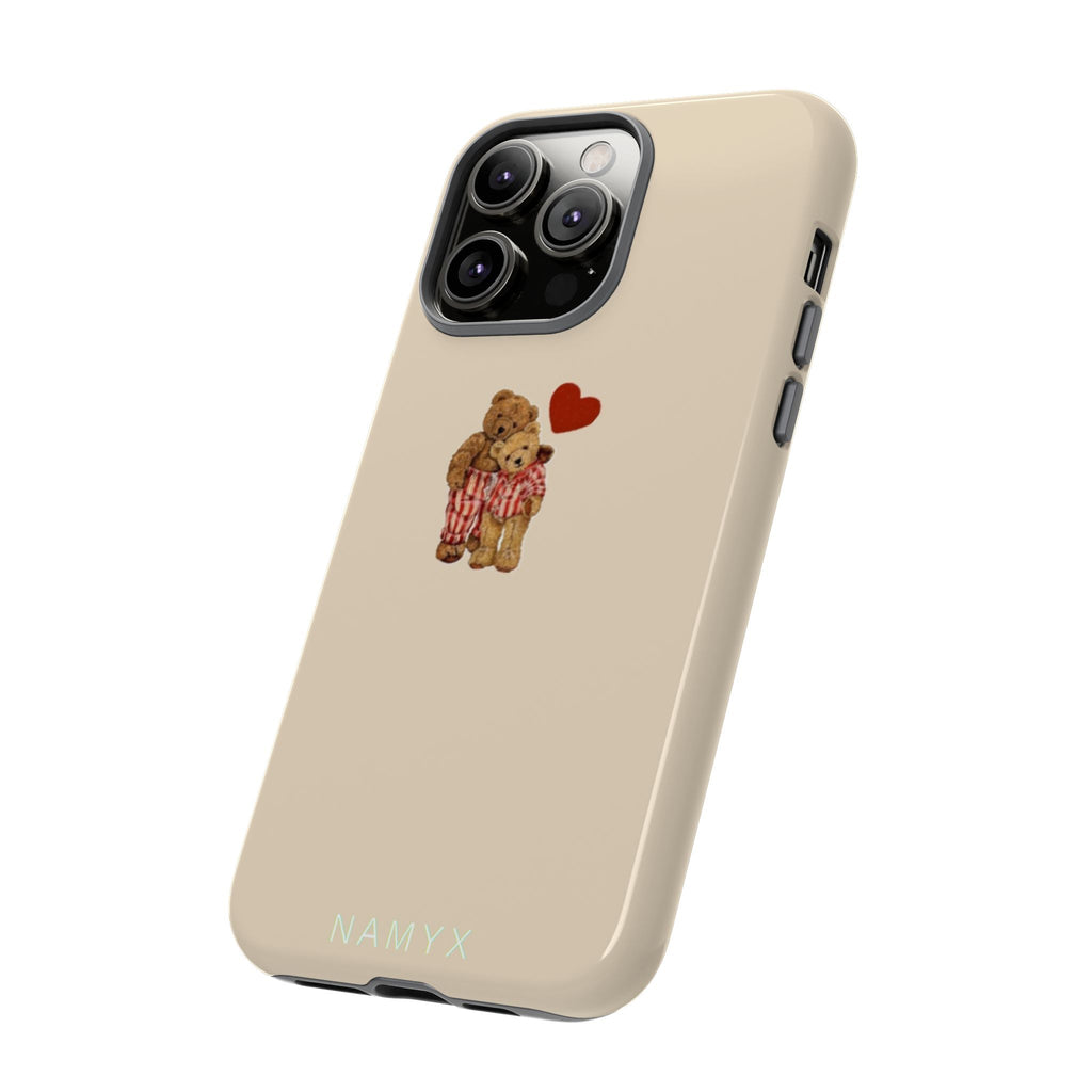 Teddy Heart Phone Case — Cute Vintage Plush Bear Protective iPhone Case