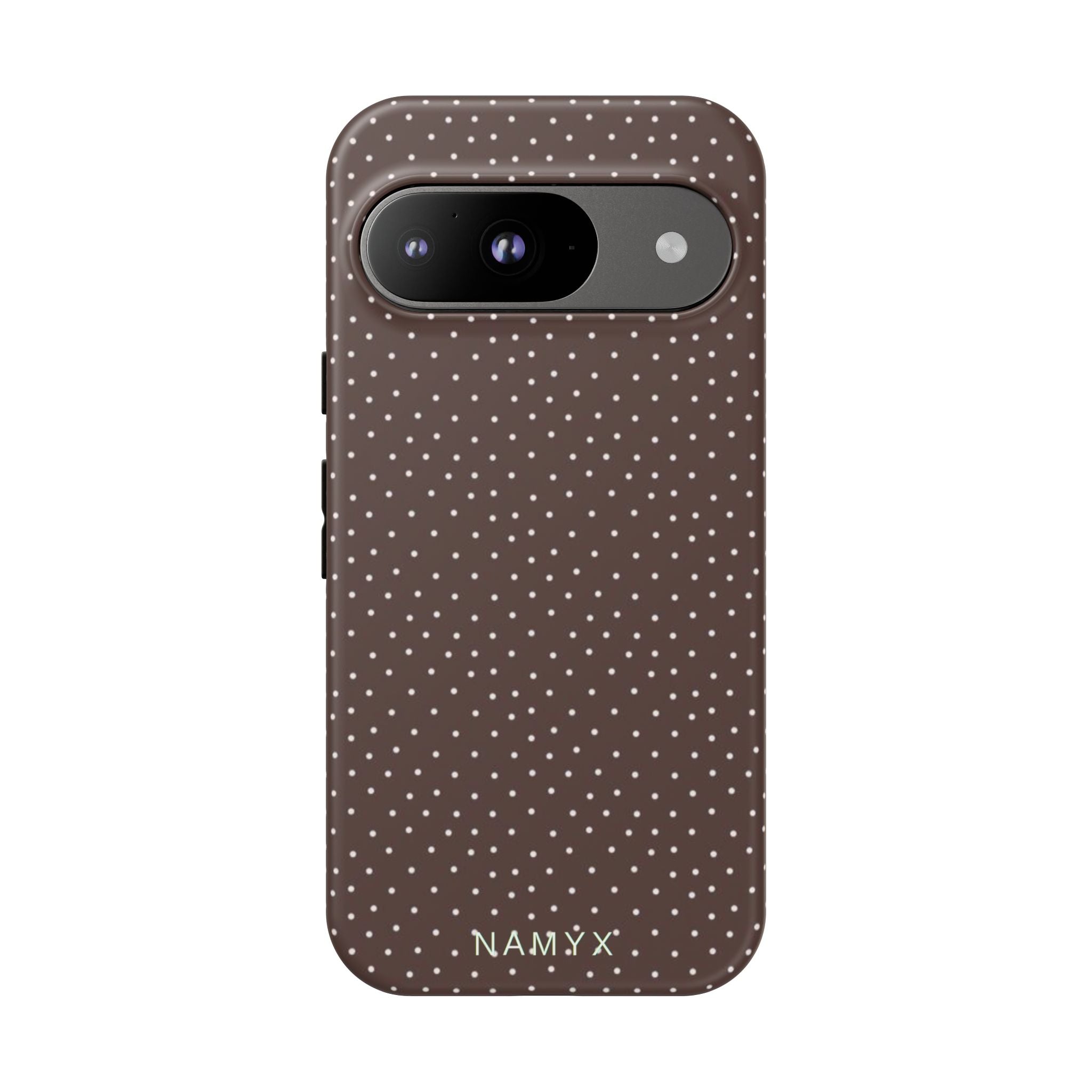 Brown Polka Dot Tough Phone Case - Slim Protective iPhone Cover