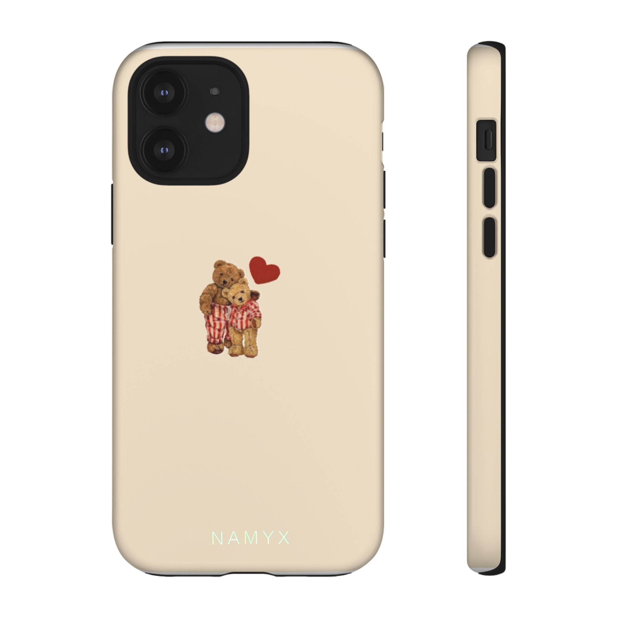 Teddy Heart Phone Case — Cute Vintage Plush Bear Protective iPhone Case