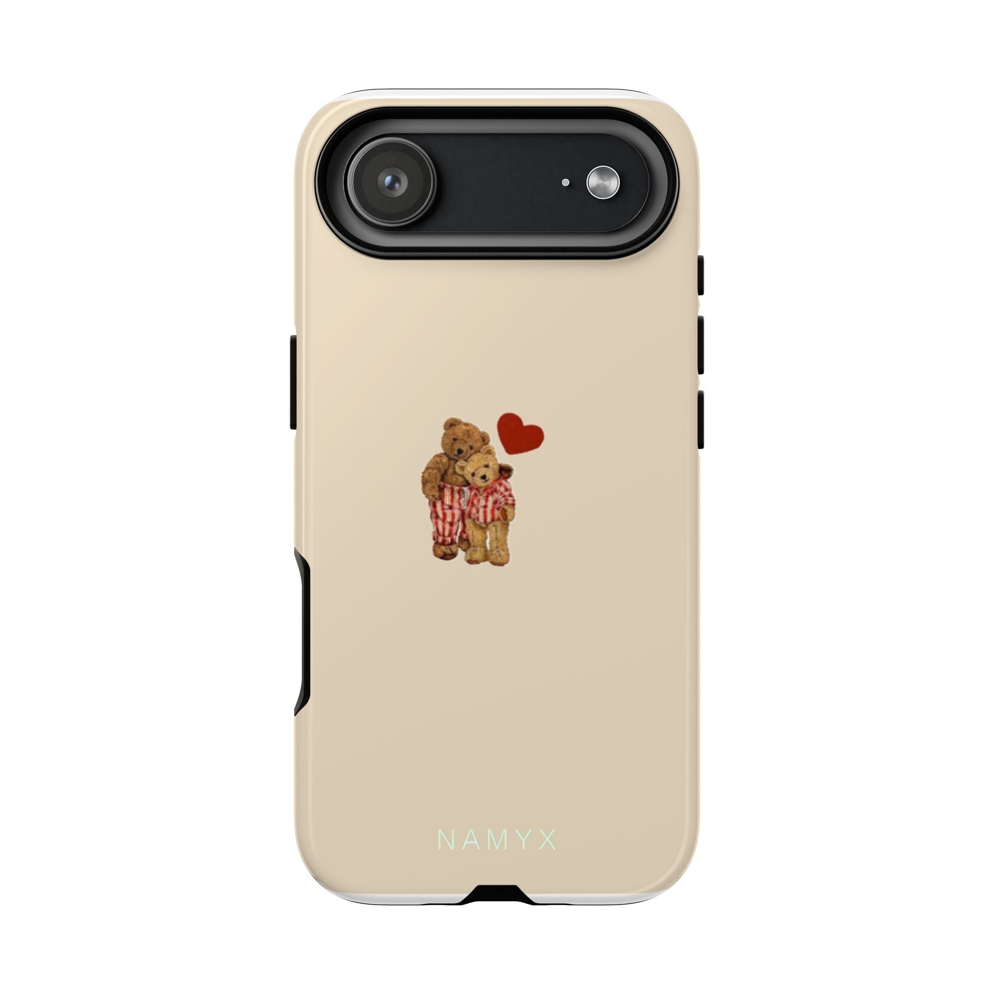 Teddy Heart Phone Case — Cute Vintage Plush Bear Protective iPhone Case