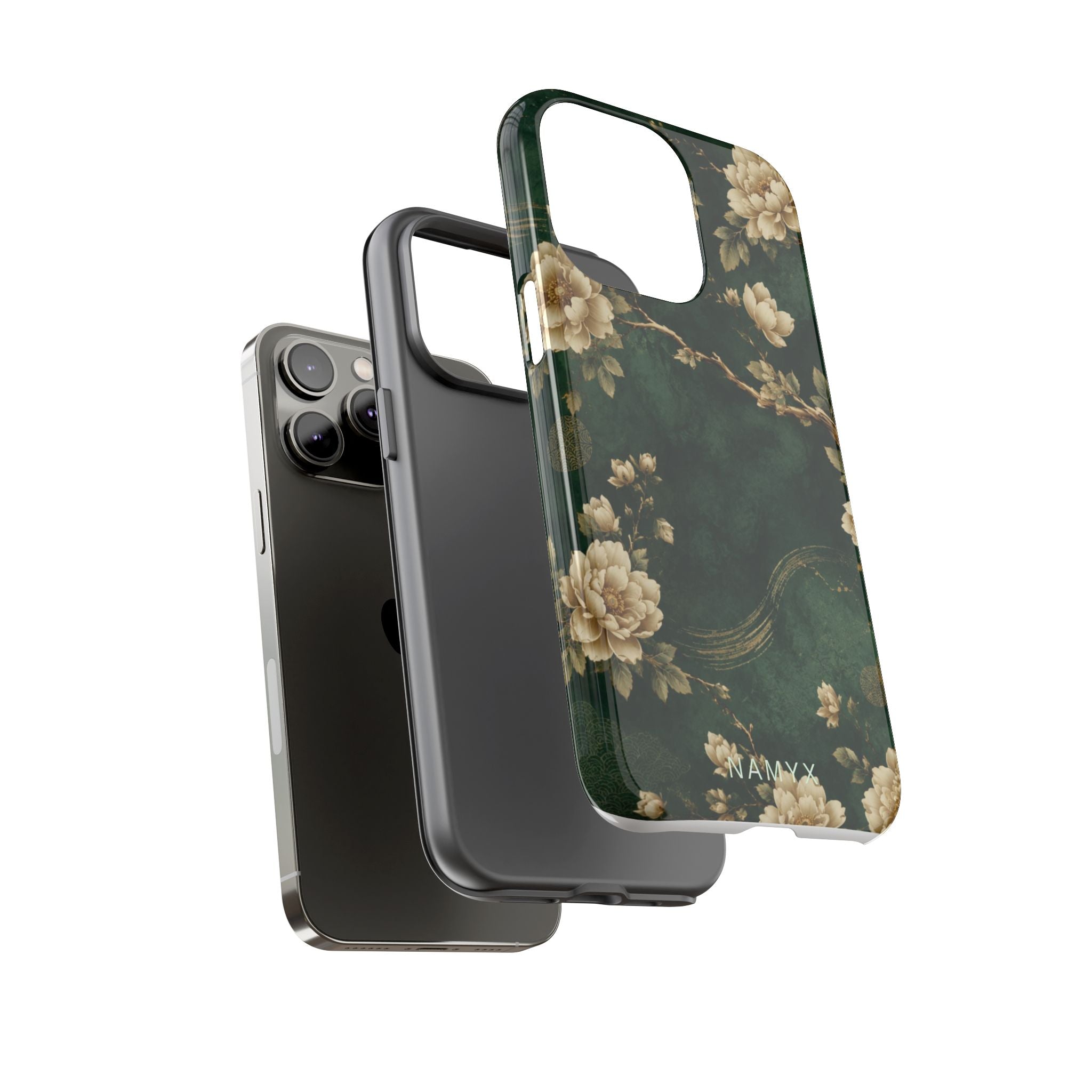 Floral Jade Tough Phone Case