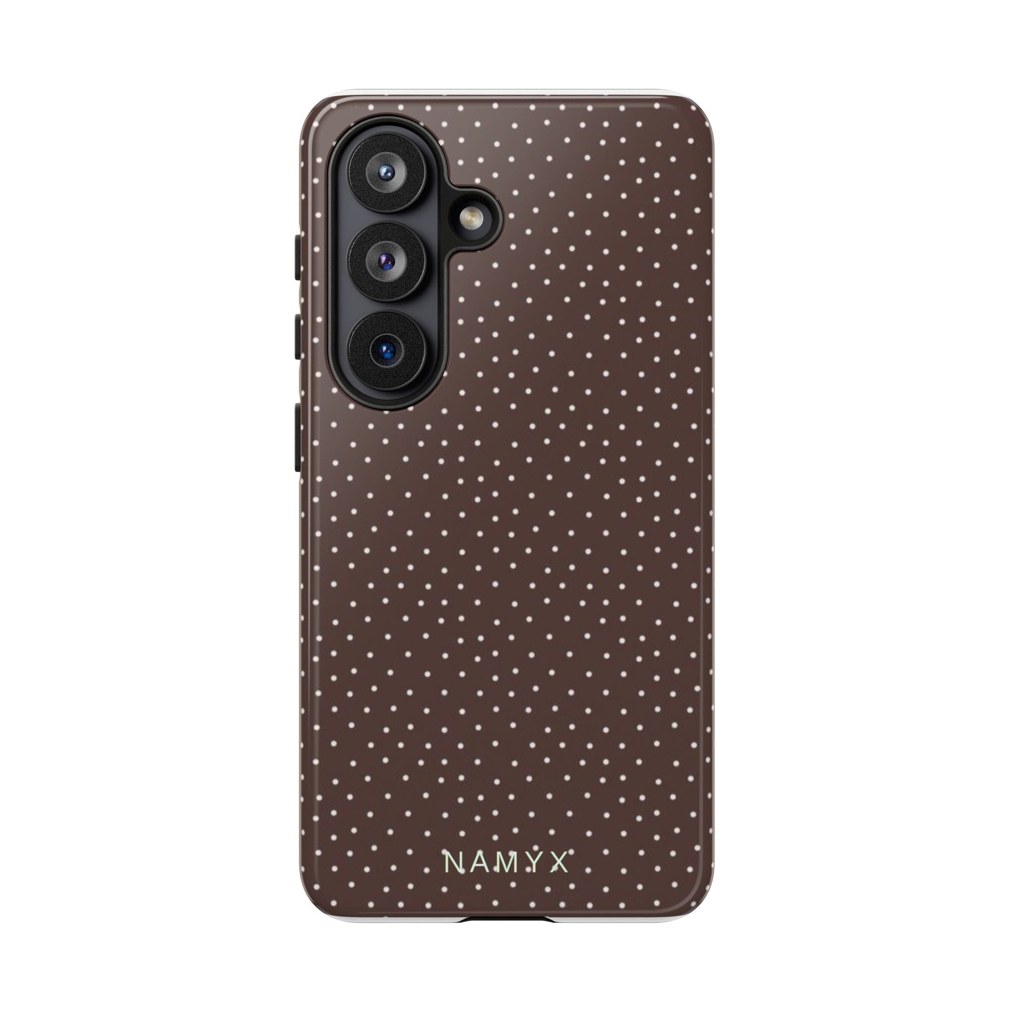 Brown Polka Dot Tough Phone Case - Slim Protective iPhone Cover