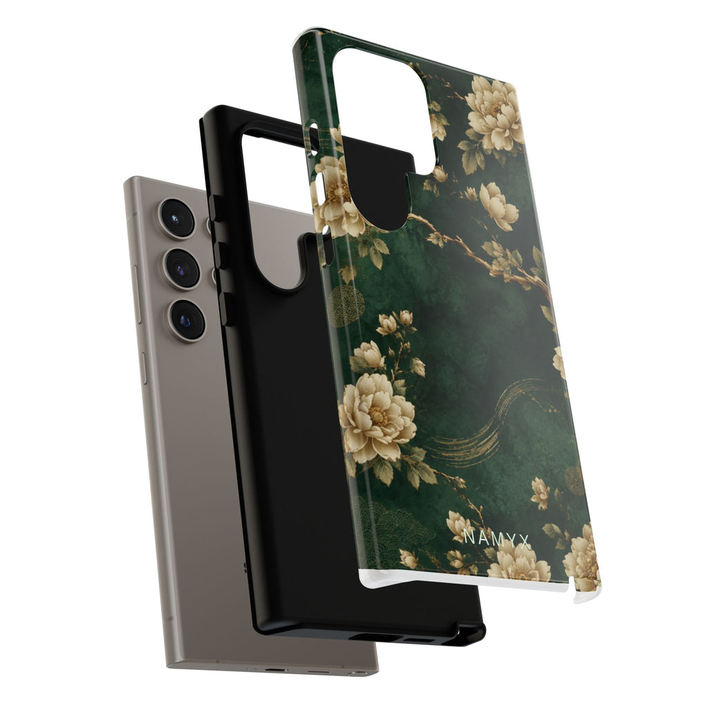 Floral Jade Tough Phone Case