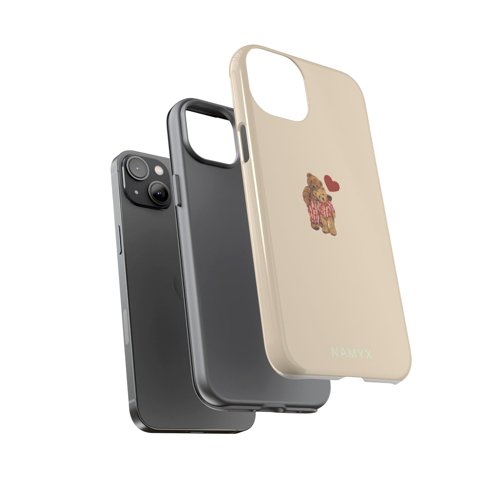 Teddy Heart Phone Case — Cute Vintage Plush Bear Protective iPhone Case