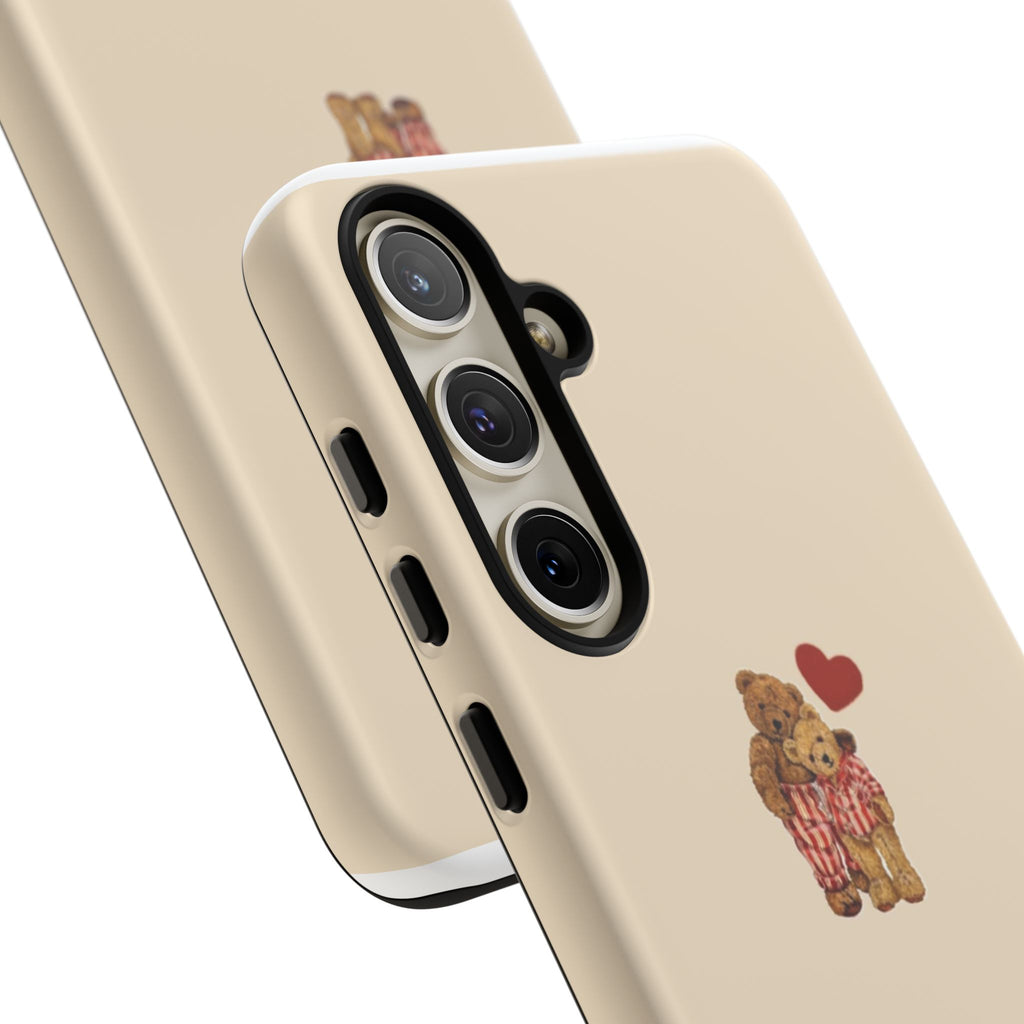 Teddy Heart Phone Case — Cute Vintage Plush Bear Protective iPhone Case