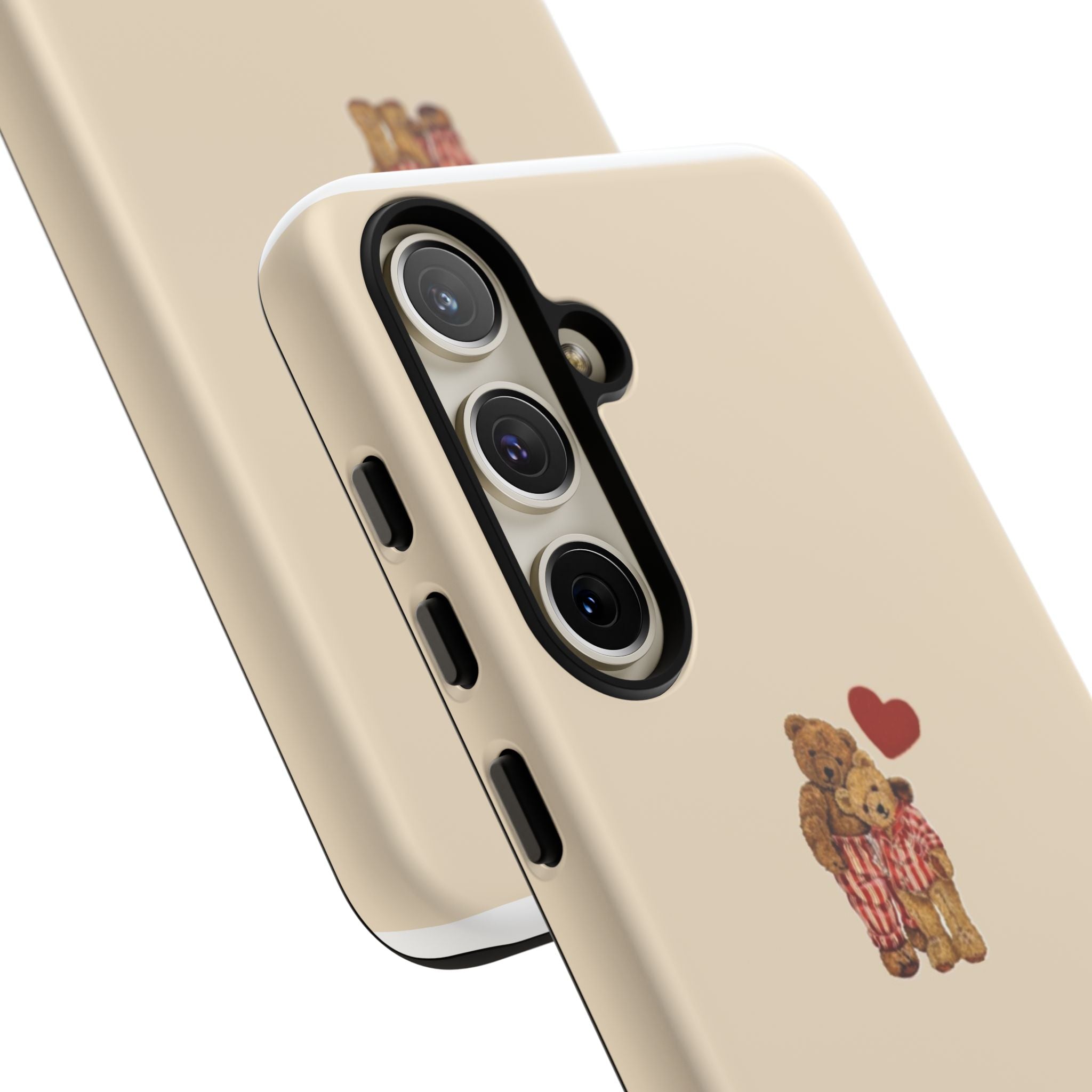 Teddy Heart Phone Case — Cute Vintage Plush Bear Protective iPhone Case