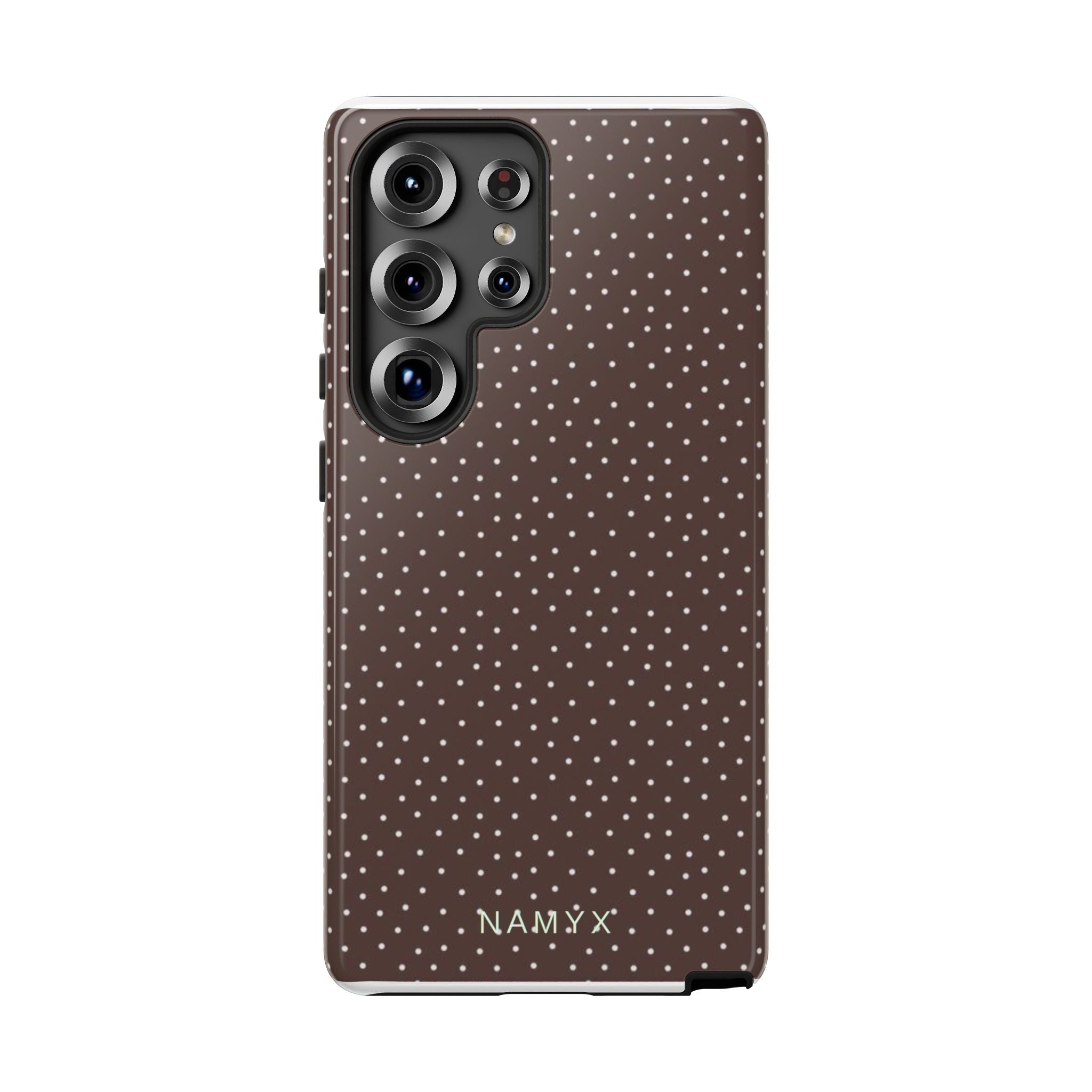 Brown Polka Dot Tough Phone Case - Slim Protective iPhone Cover