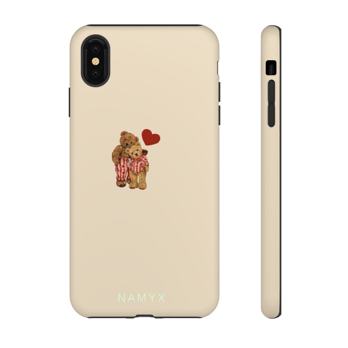 Teddy Heart Phone Case — Cute Vintage Plush Bear Protective iPhone Case
