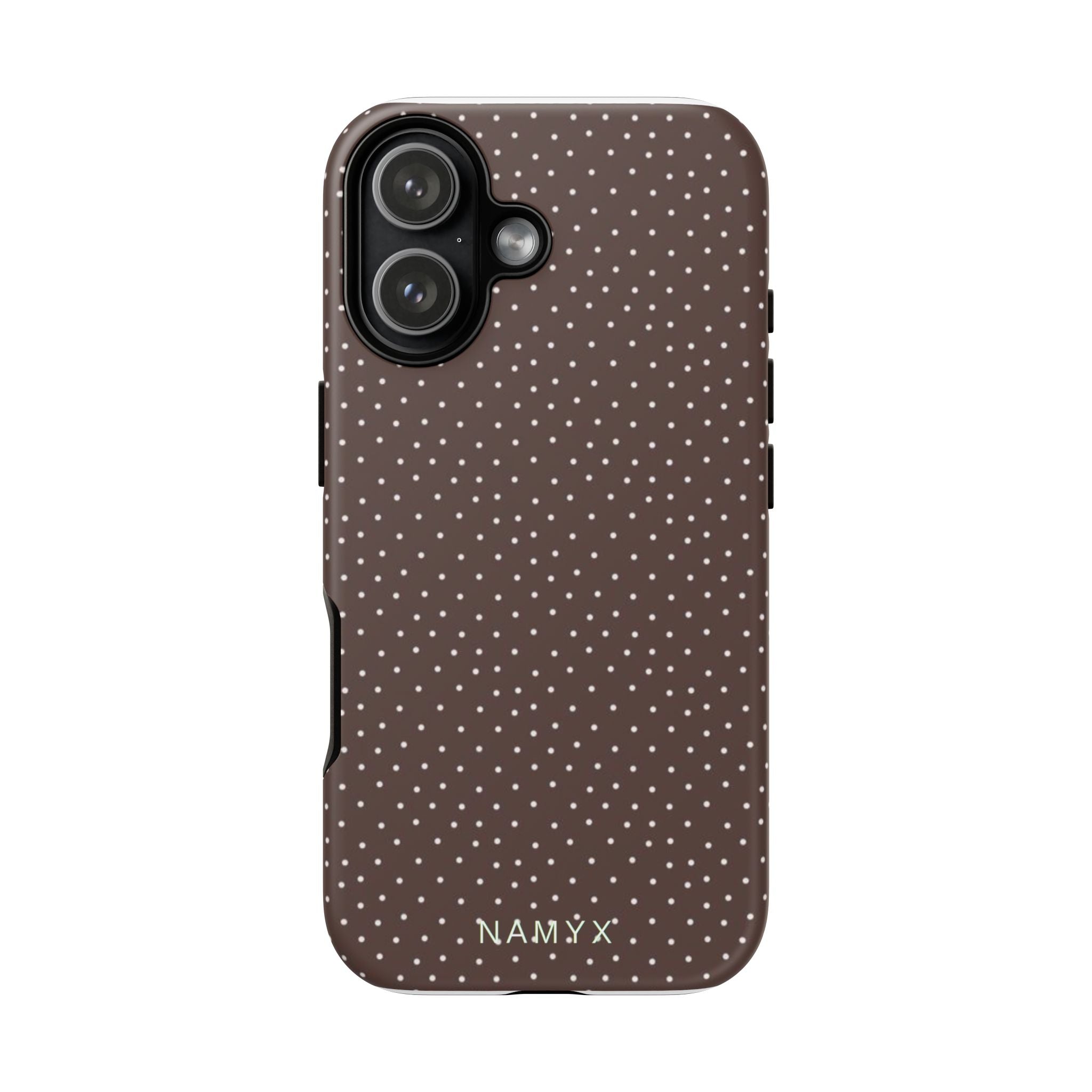 Brown Polka Dot Tough Phone Case - Slim Protective iPhone Cover