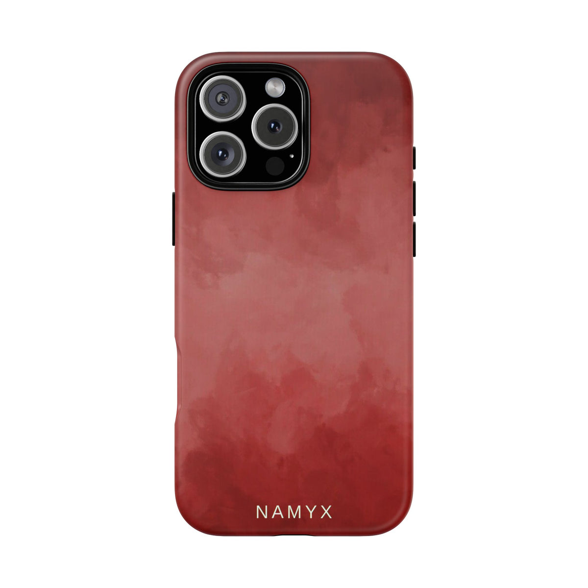 Red Watercolor Tough Phone Case — Durable Protective iPhone Cover
