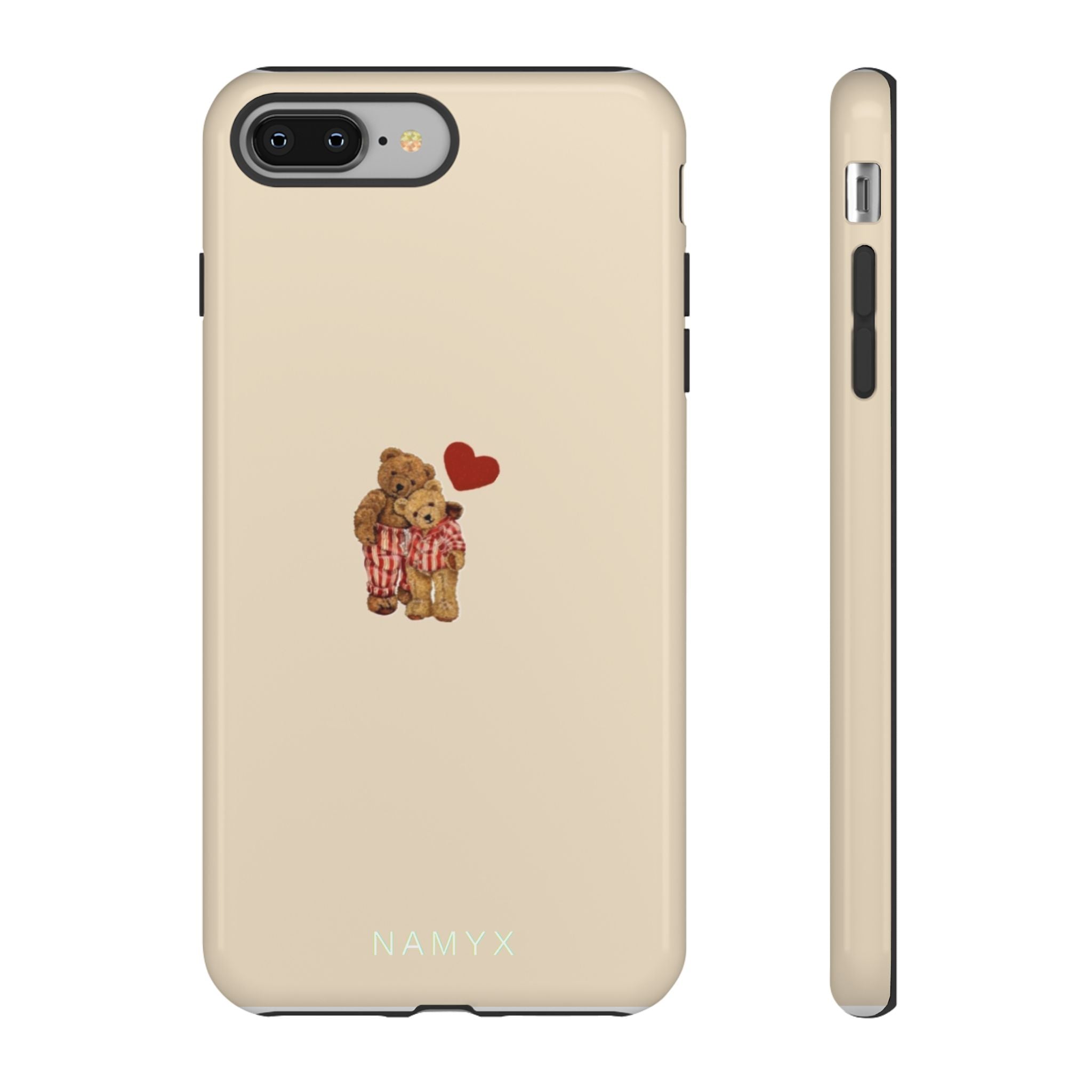Teddy Heart Phone Case — Cute Vintage Plush Bear Protective iPhone Case