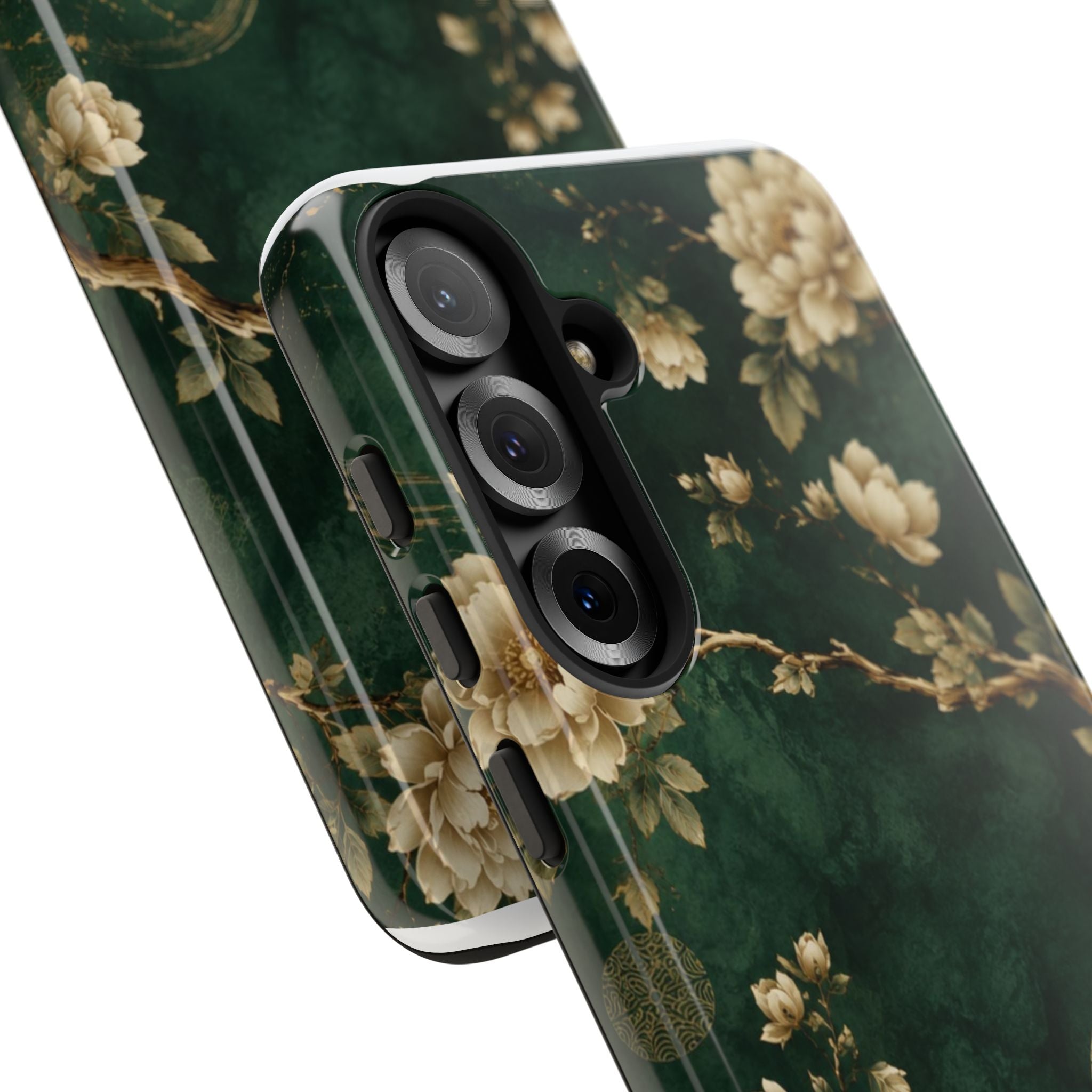 Floral Jade Tough Phone Case