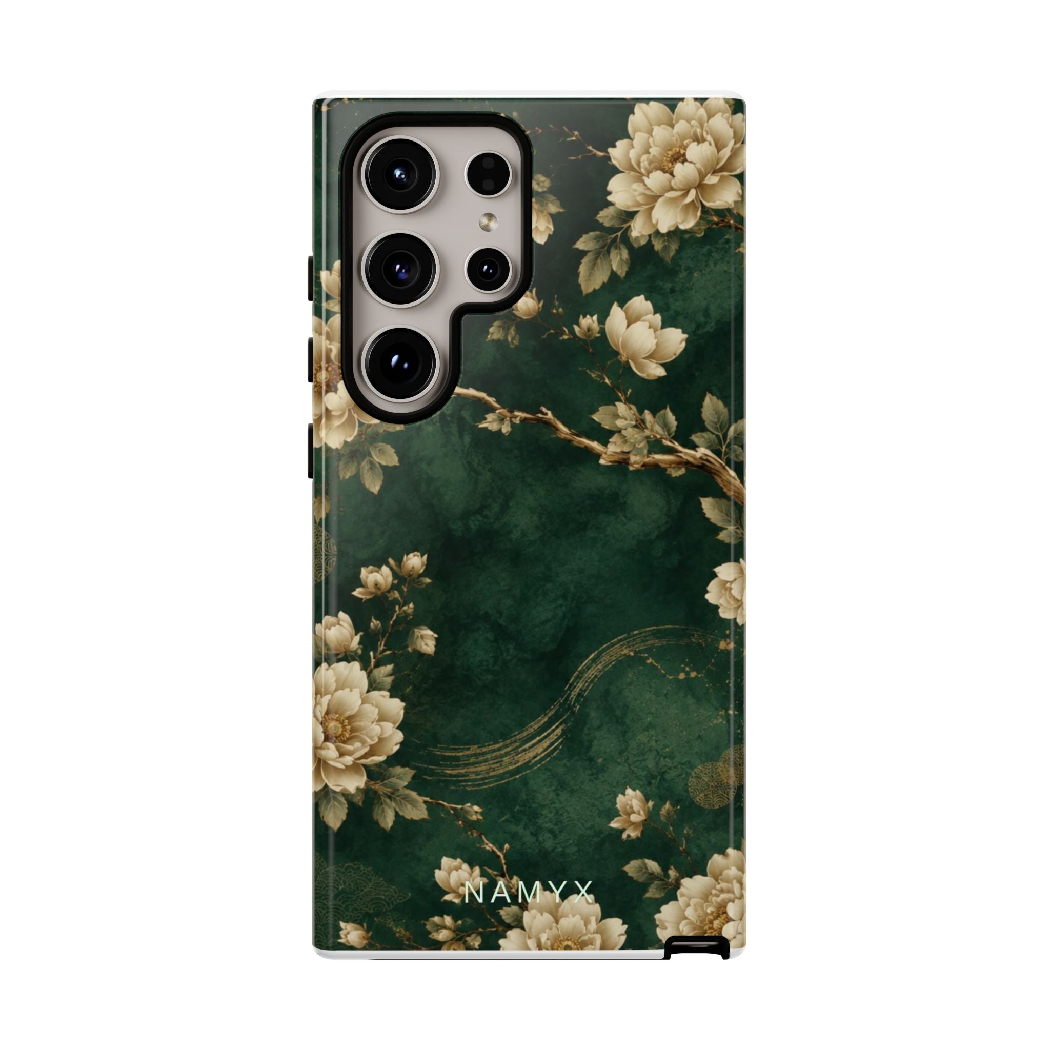 Floral Jade Tough Phone Case