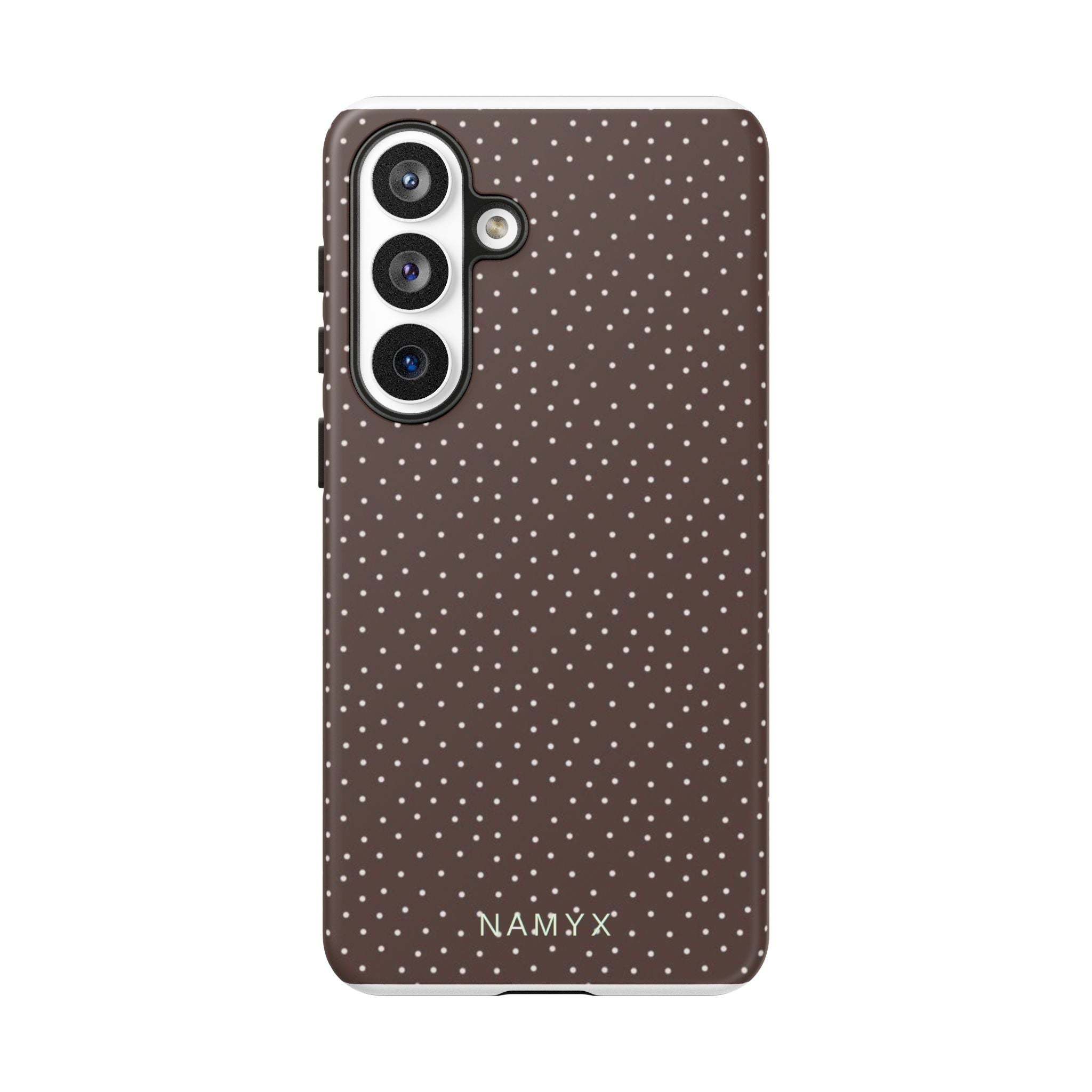 Brown Polka Dot Tough Phone Case - Slim Protective iPhone Cover
