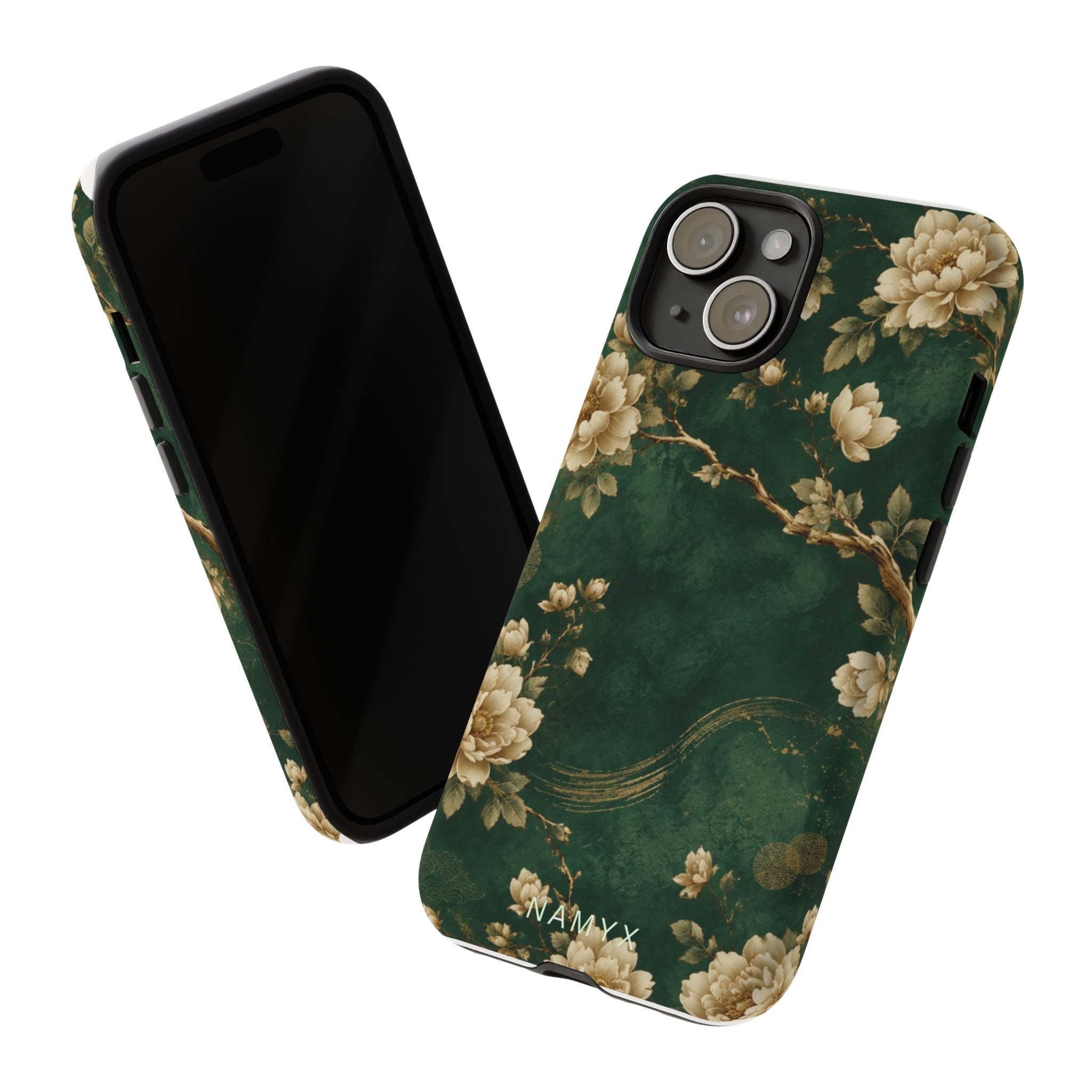 Floral Jade Tough Phone Case