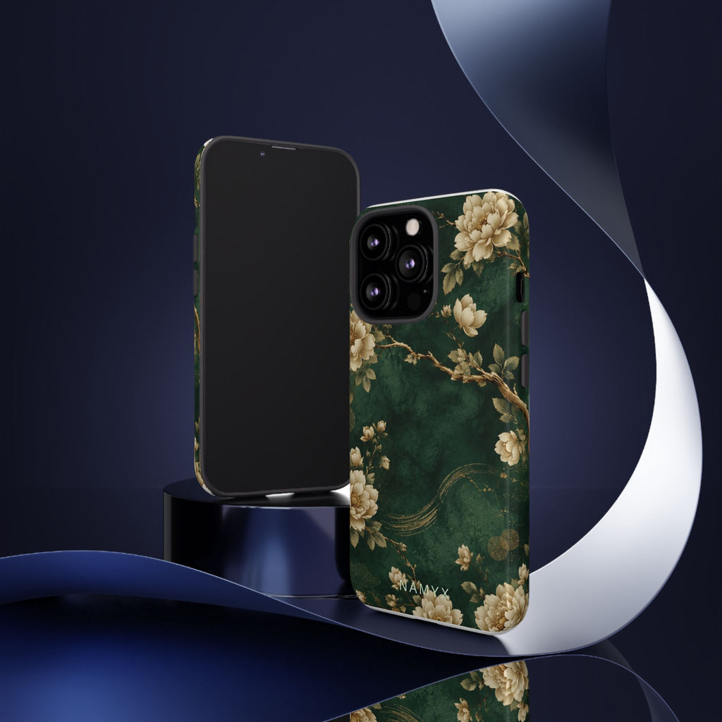 Floral Jade Tough Phone Case