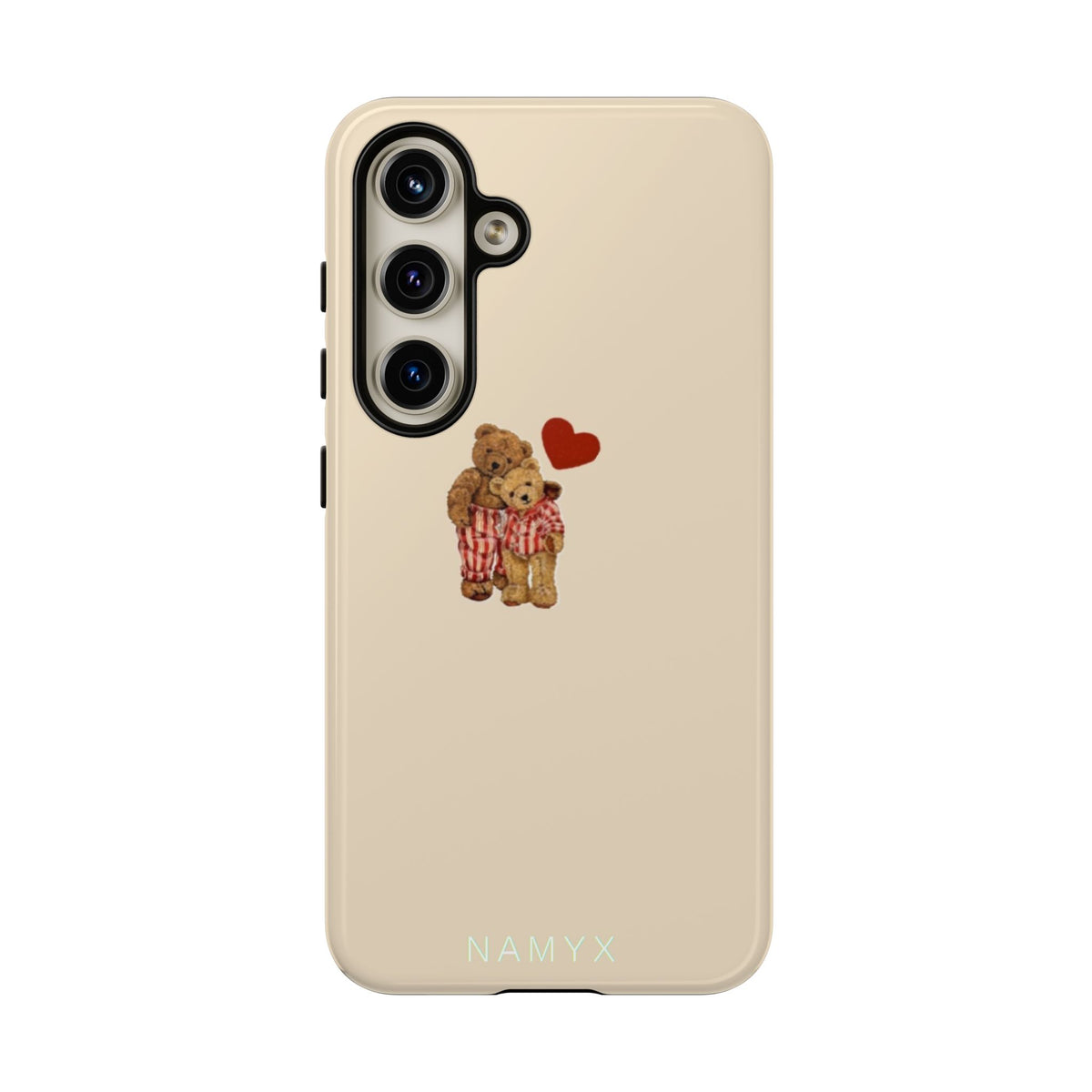 Teddy Heart Phone Case — Cute Vintage Plush Bear Protective iPhone Case