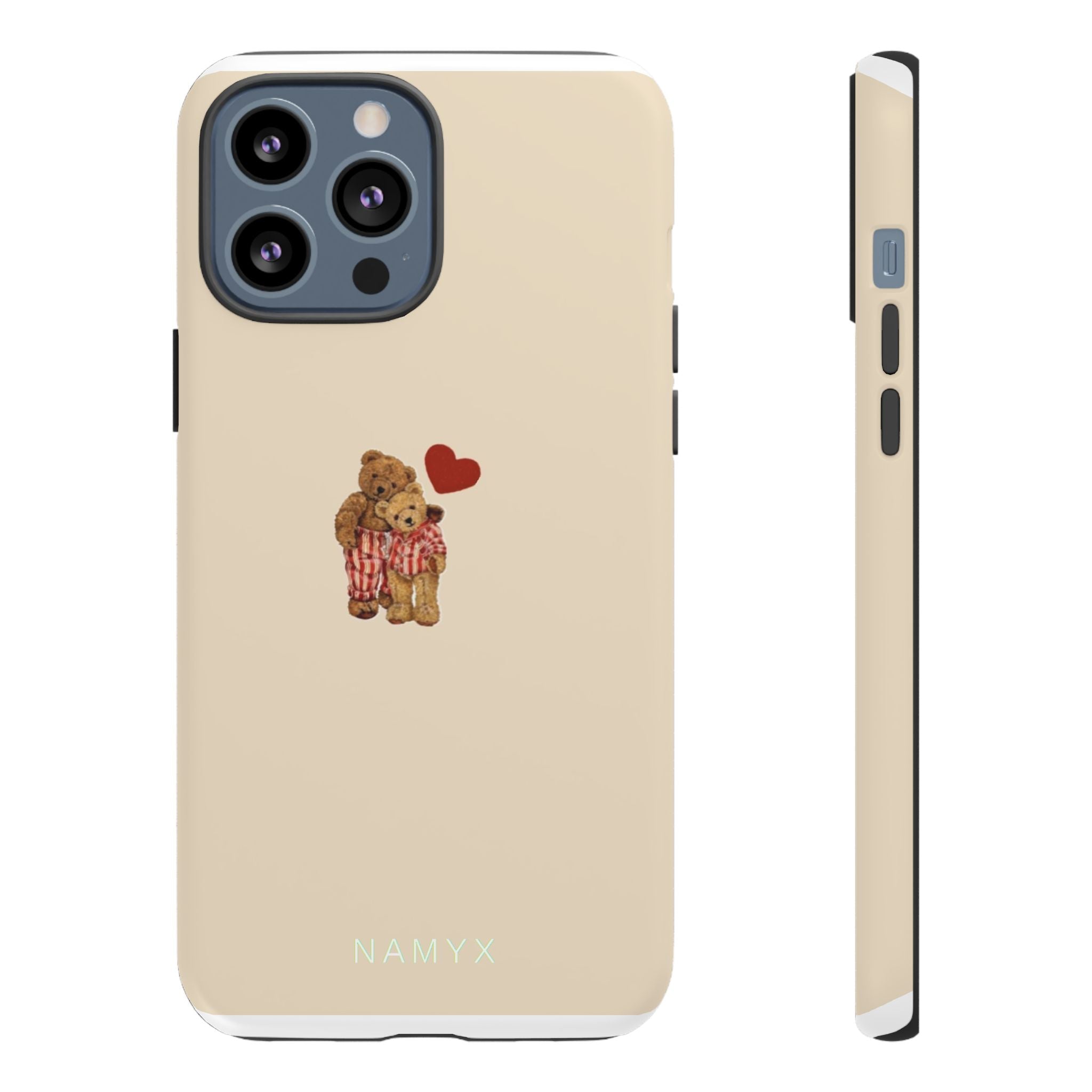 Teddy Heart Phone Case — Cute Vintage Plush Bear Protective iPhone Case