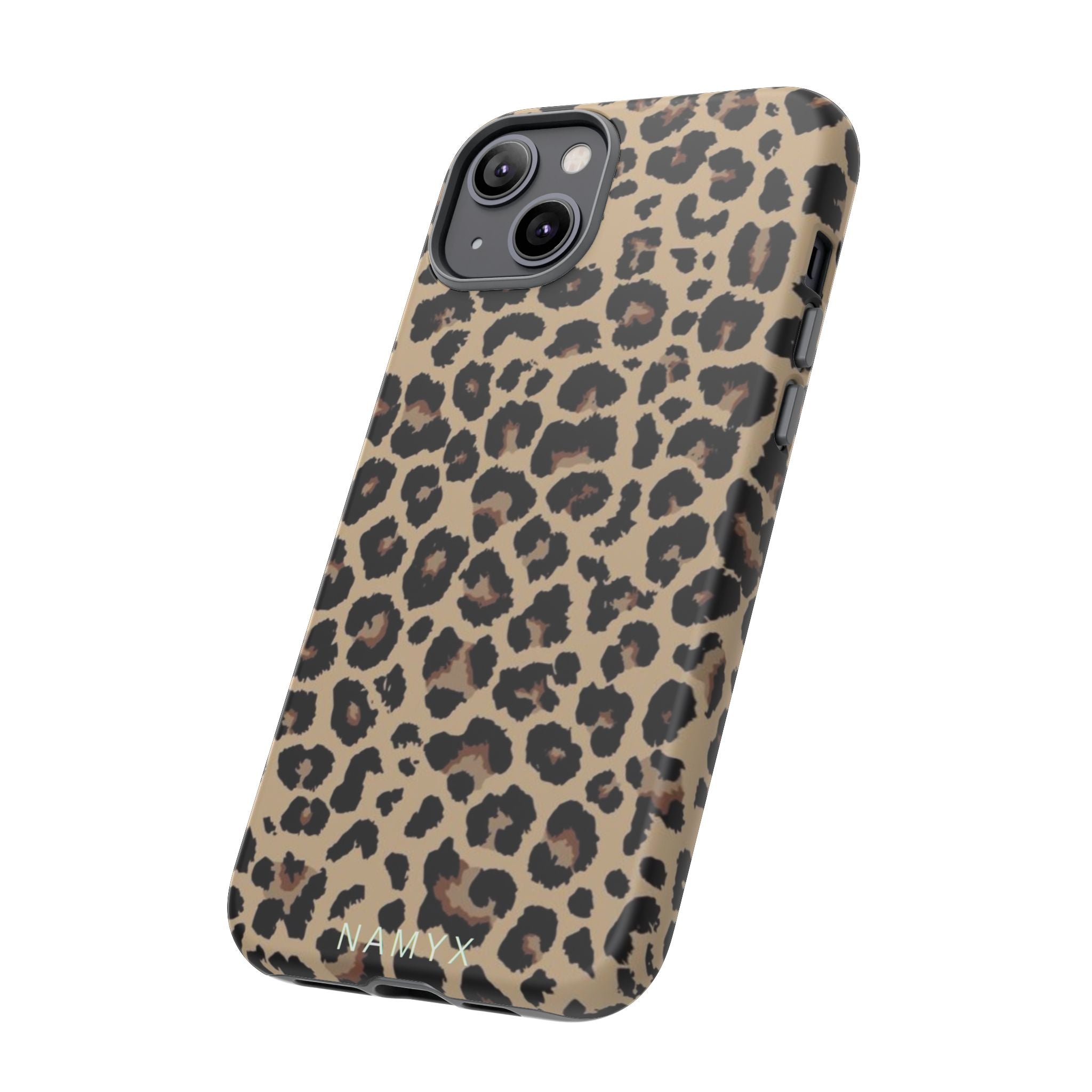 Leopard Print Tough Phone Case – Durable Protective Animal Print Phone Cover