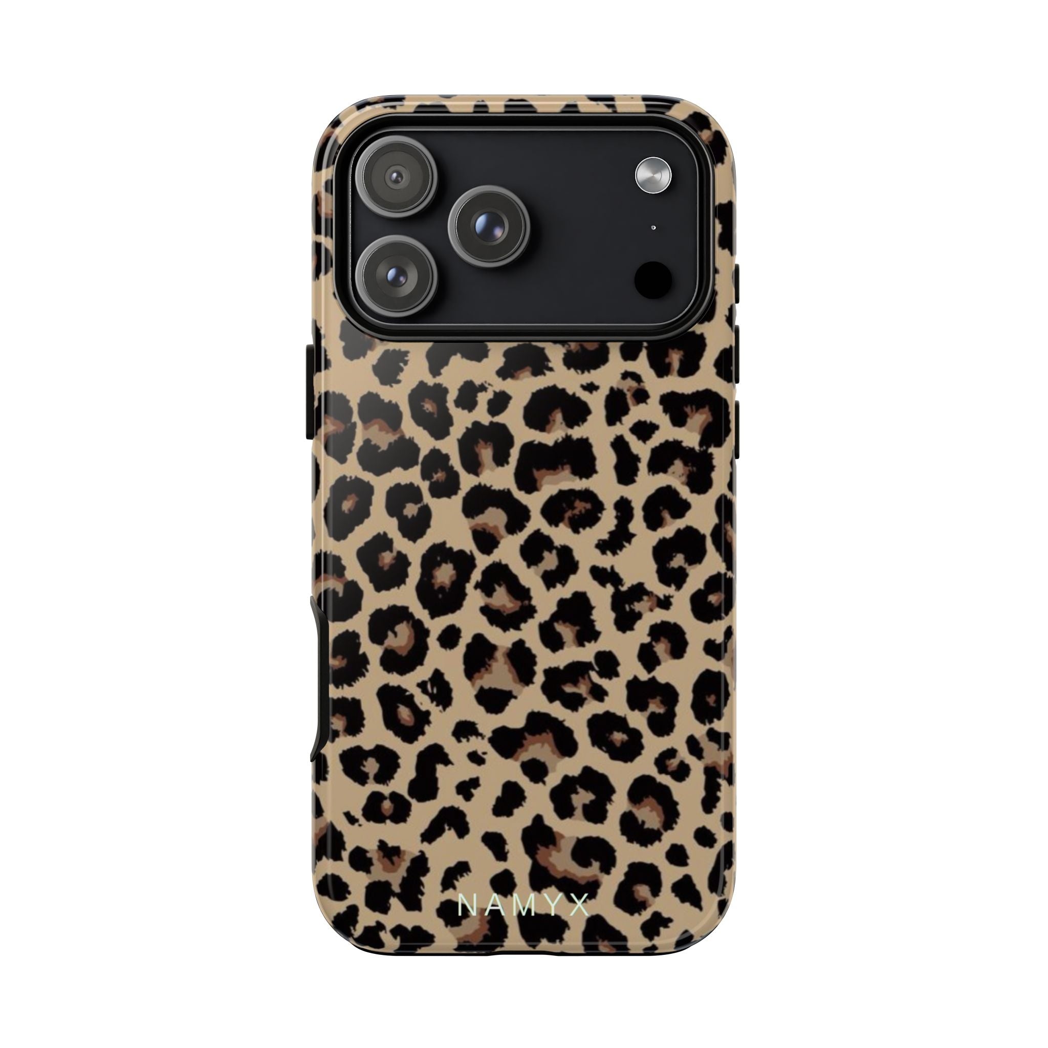 Leopard Print Tough Phone Case – Durable Protective Animal Print Phone Cover