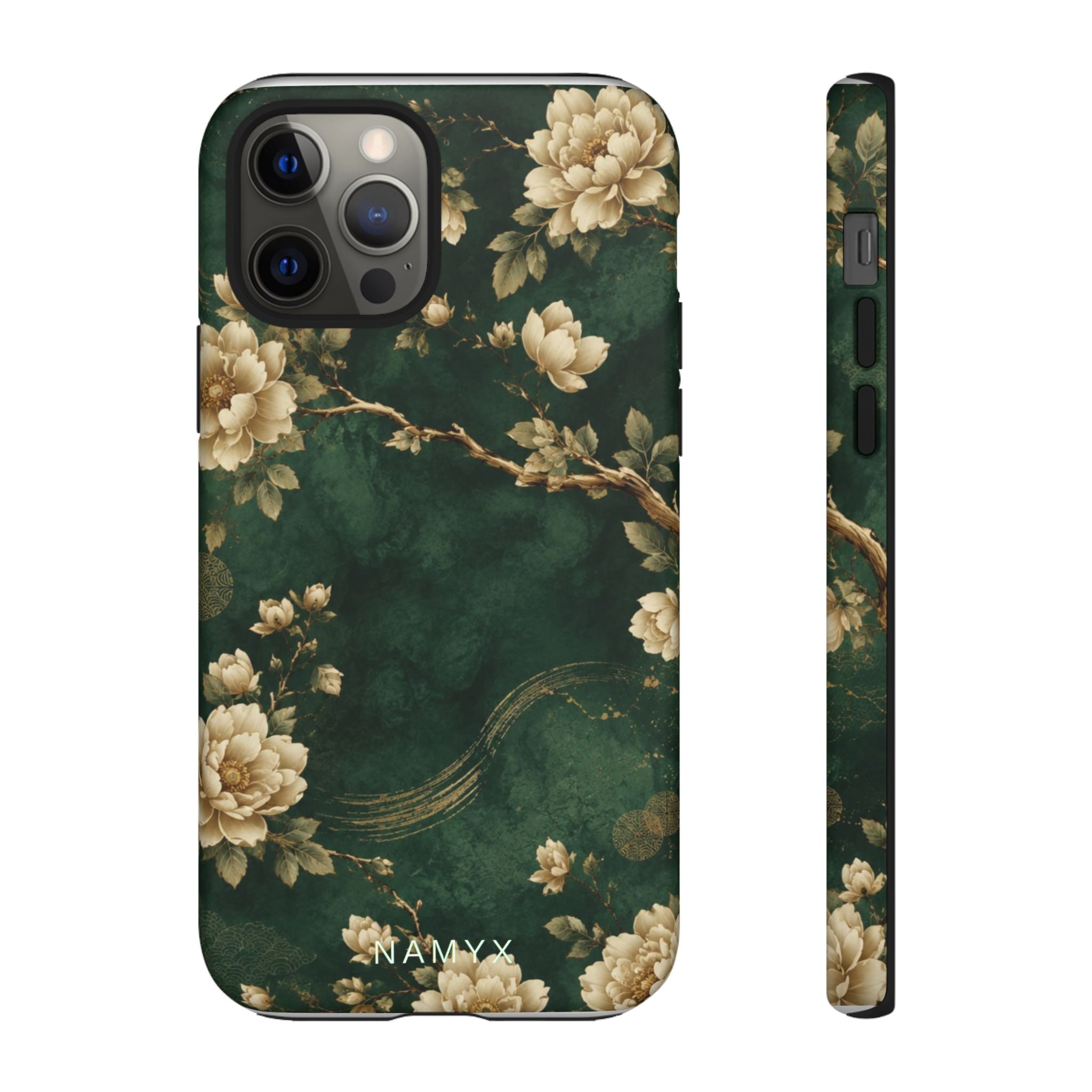 Floral Jade Tough Phone Case