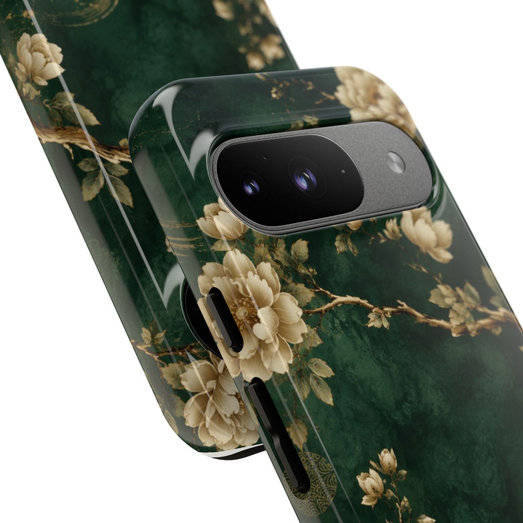 Floral Jade Tough Phone Case