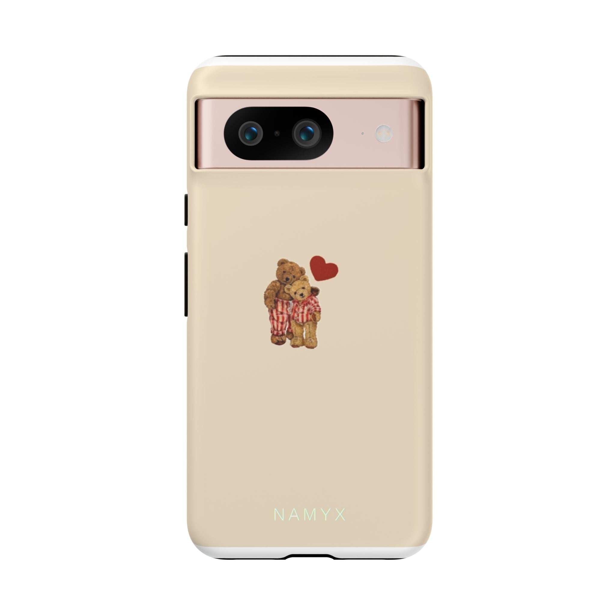 Teddy Heart Phone Case — Cute Vintage Plush Bear Protective iPhone Case