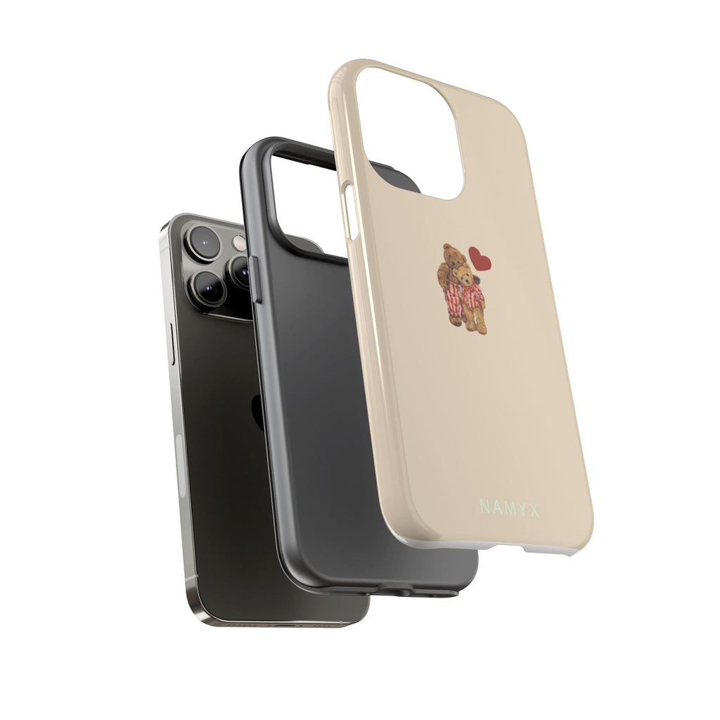 Teddy Heart Phone Case — Cute Vintage Plush Bear Protective iPhone Case