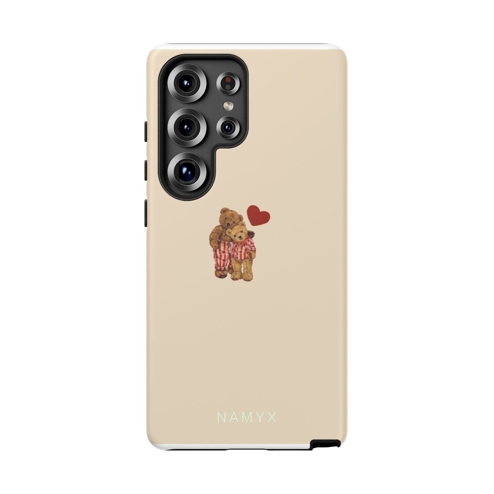 Teddy Heart Phone Case — Cute Vintage Plush Bear Protective iPhone Case