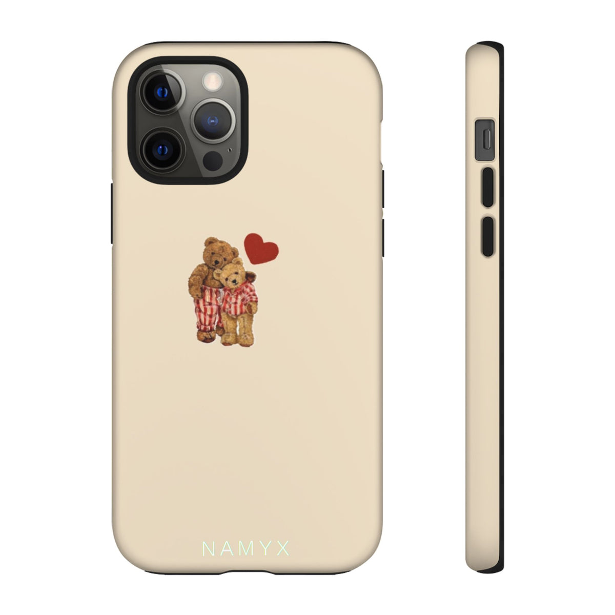 Teddy Heart Phone Case — Cute Vintage Plush Bear Protective iPhone Case