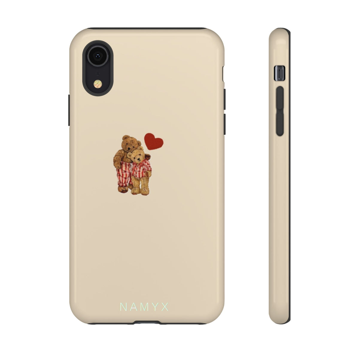 Teddy Heart Phone Case — Cute Vintage Plush Bear Protective iPhone Case