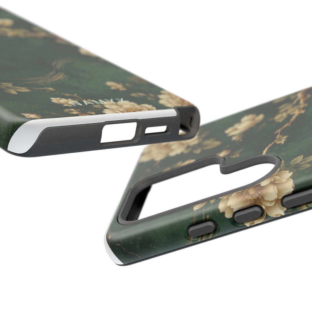 Floral Jade Tough Phone Case