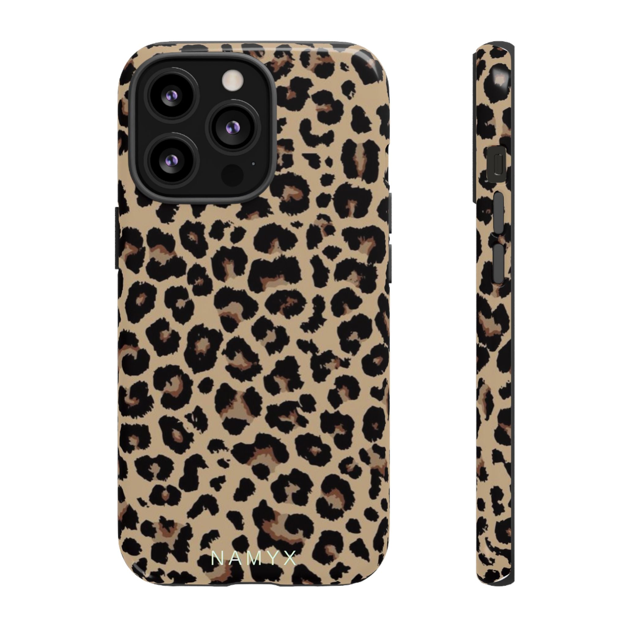 Leopard Print Tough Phone Case – Durable Protective Animal Print Phone Cover