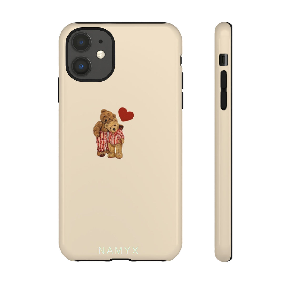 Teddy Heart Phone Case — Cute Vintage Plush Bear Protective iPhone Case