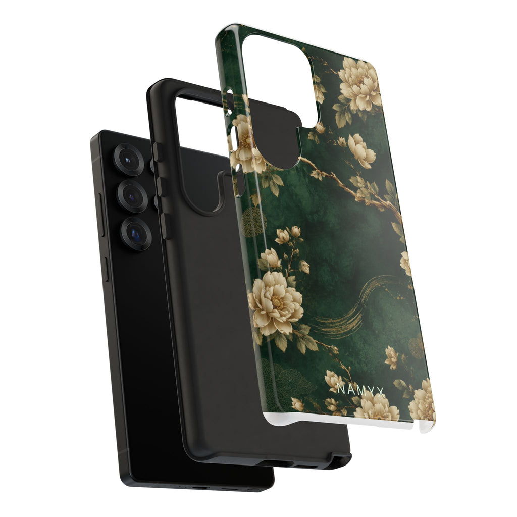 Floral Jade Tough Phone Case