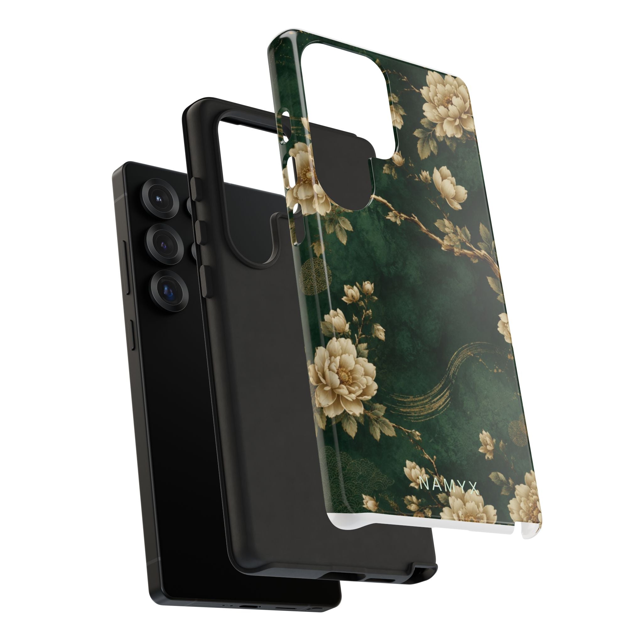 Floral Jade Tough Phone Case