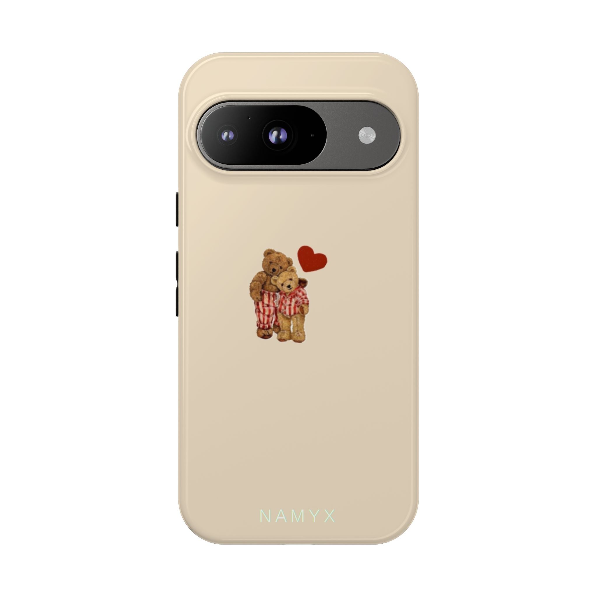 Teddy Heart Phone Case — Cute Vintage Plush Bear Protective iPhone Case