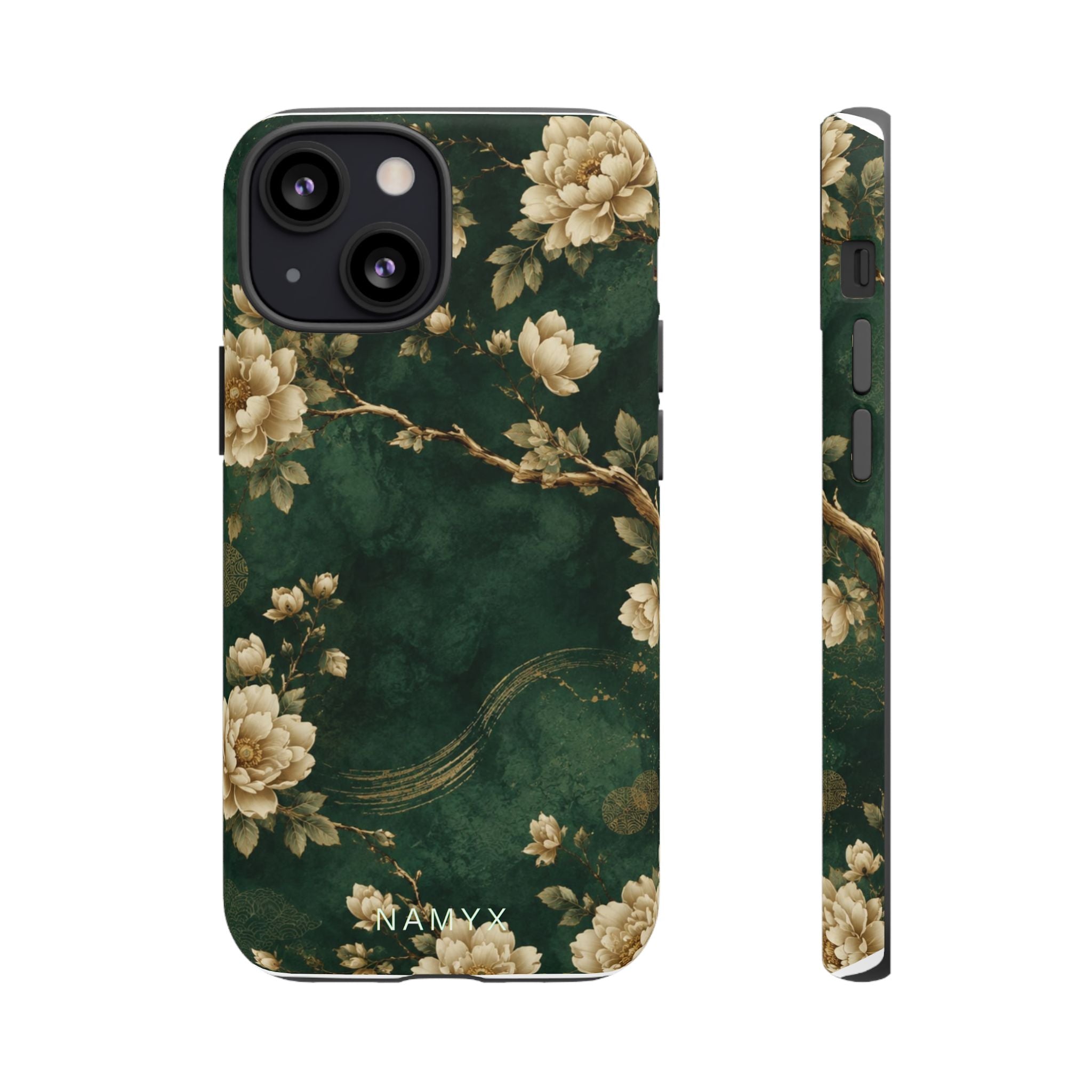 Floral Jade Tough Phone Case