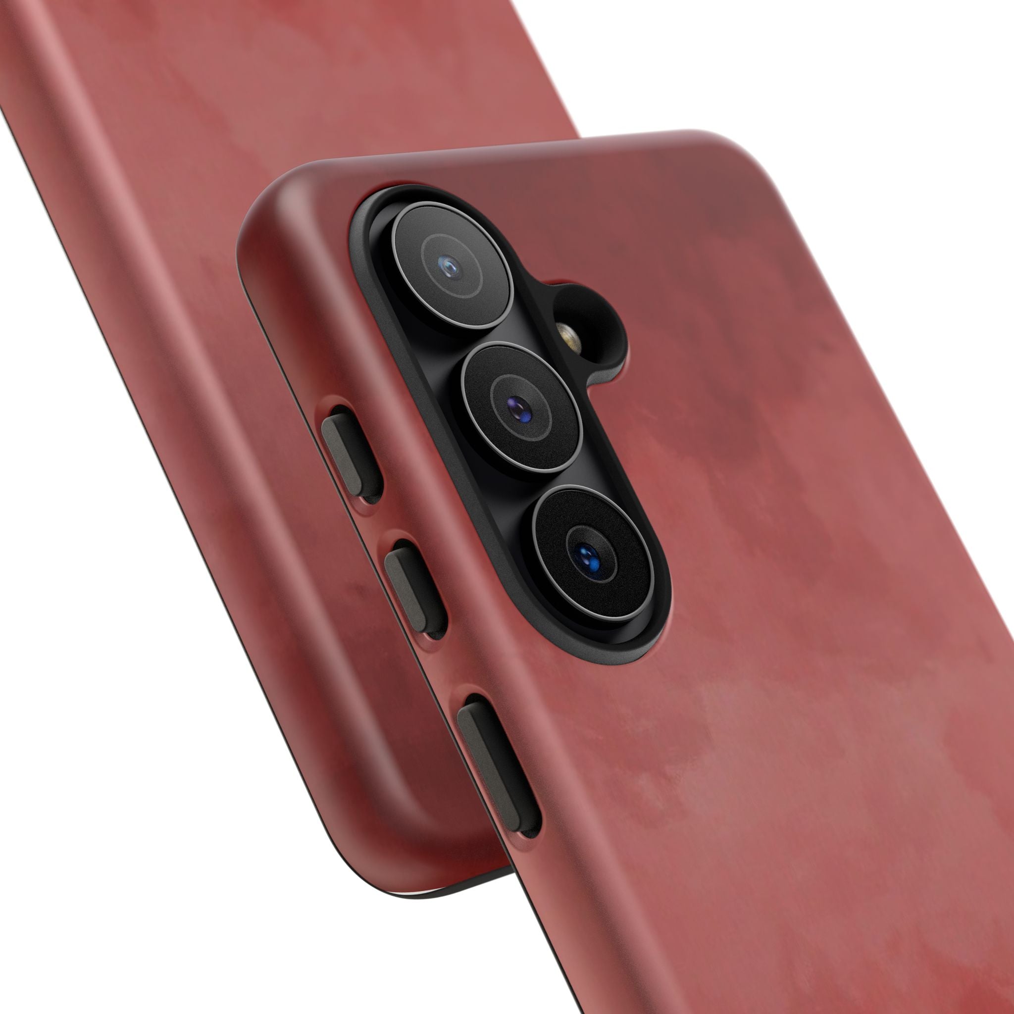 Red Watercolor Tough Phone Case — Durable Protective iPhone Cover