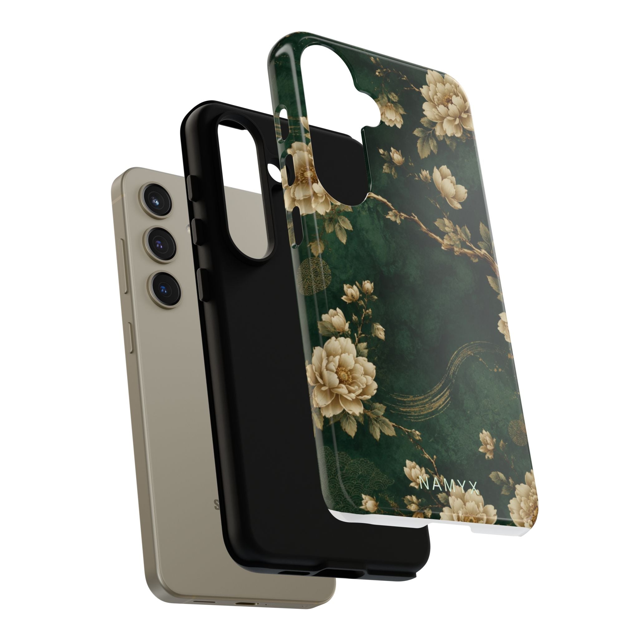 Floral Jade Tough Phone Case